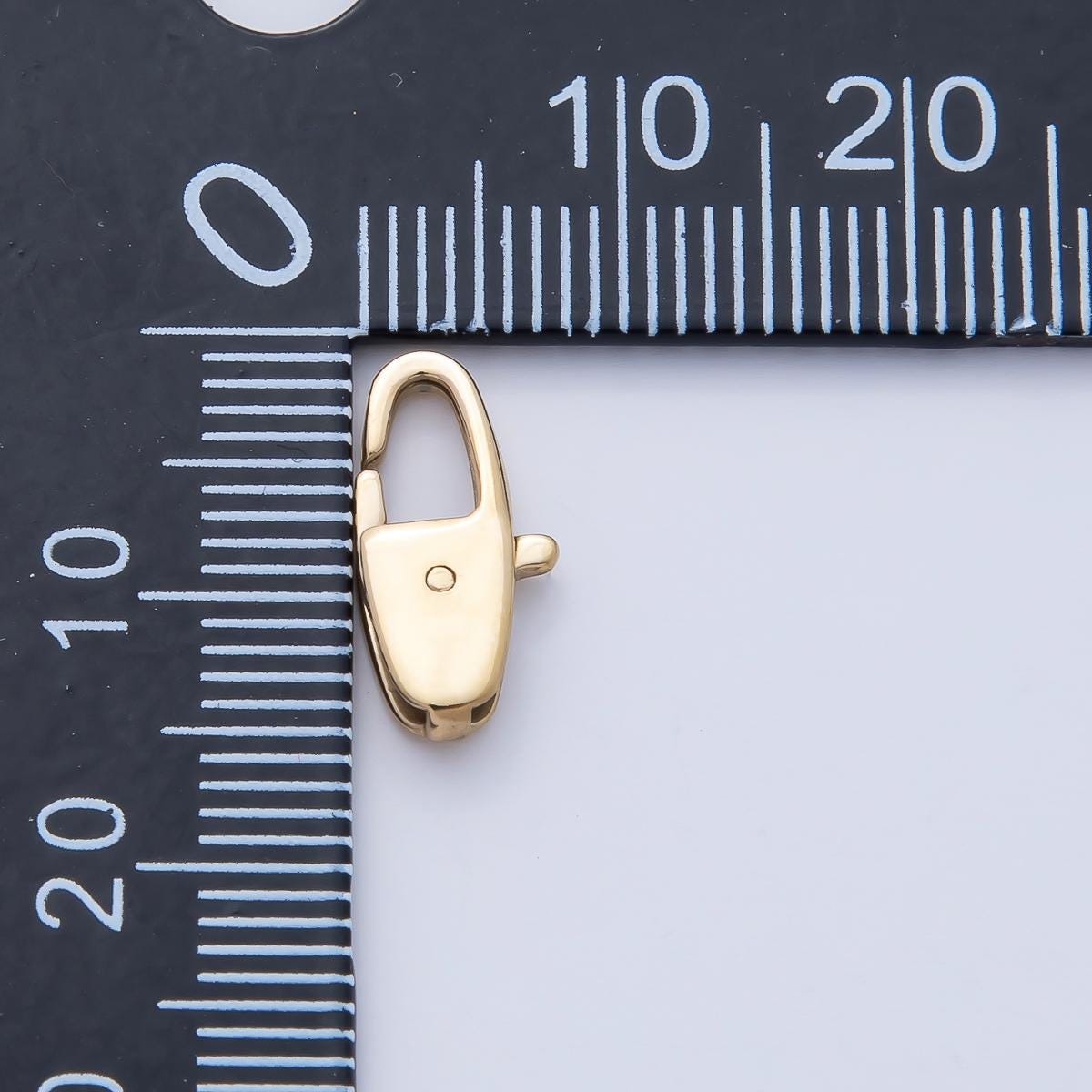 Stainless Steel 14.4mm Oblong Lobster Claw Clasps Closure Finding DIY Jewelry Supply for Custom Necklace & Bracelet Making | Z1625