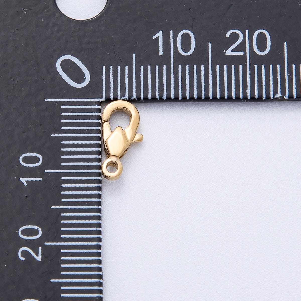 Stainless Steel 11mm Geometric Lobster Claw Clasps Closure Finding DIY Jewelry Supply for Custom Necklace & Bracelet Making | Z1637