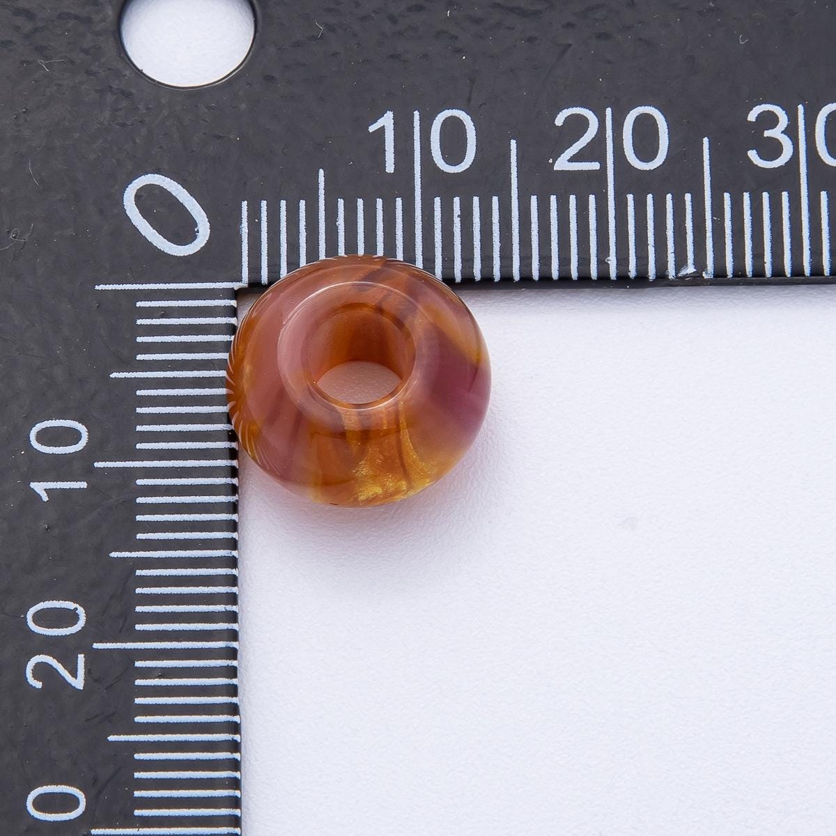 1.5mm Blue, Green, Brown, Red Multicolor Resin Rondelle Bead Make Your Own Bracelet Necklace Jewelry Supply Finding | B618