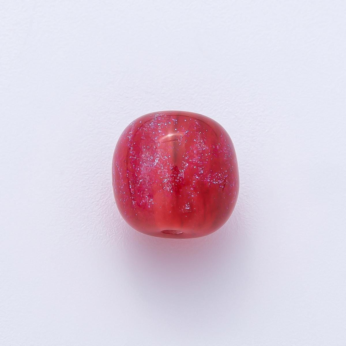 12.3mm Blue, Red, Grey, Green Acrylic Resin Round Bead DIY Jewelry Supply Finding for Custom Necklace & Bracelet | B675