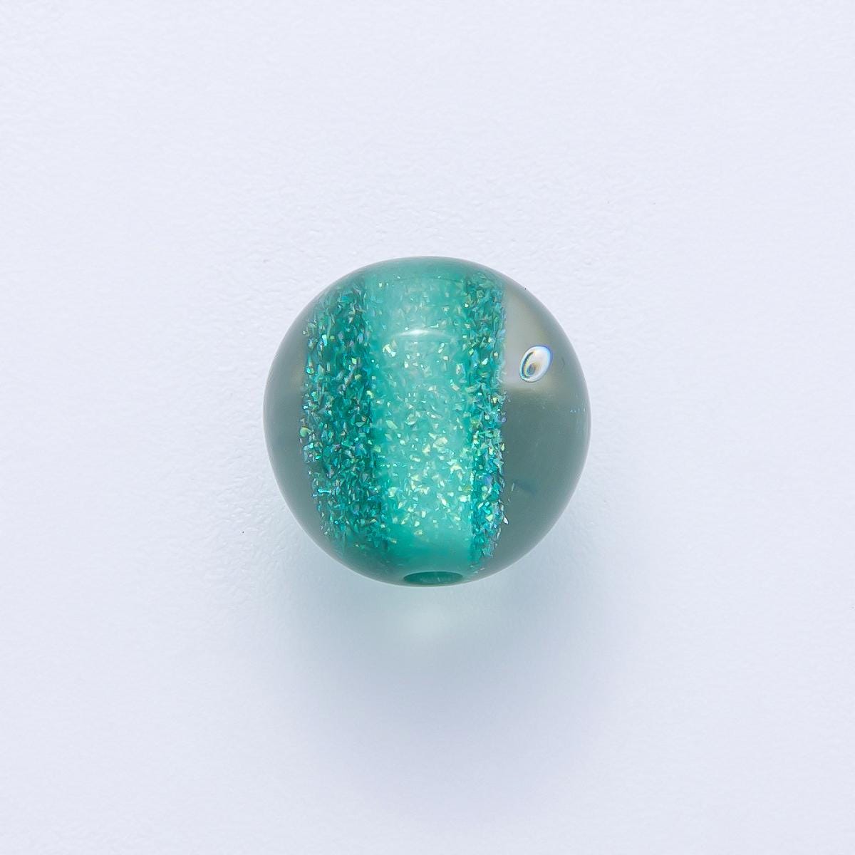 12.3mm Green, Red, Grey, Pink Acrylic Resin Round Bead DIY Jewelry Supply Finding for Custom Necklace & Bracelet | B680
