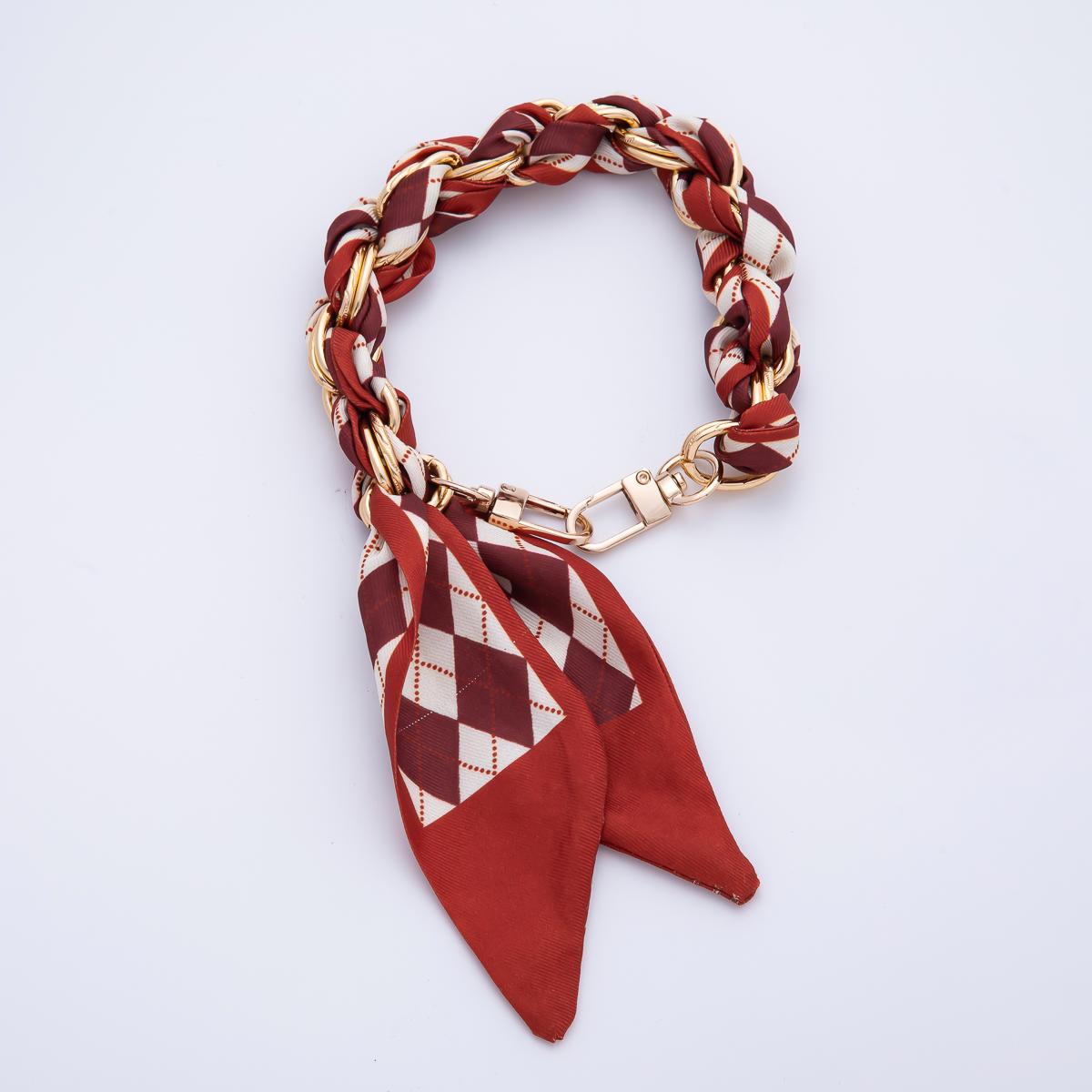 Short Bag Scarf Strap Handbag Wrap Purse Scarves Keychain Bag Charm Tote Bag Accessories