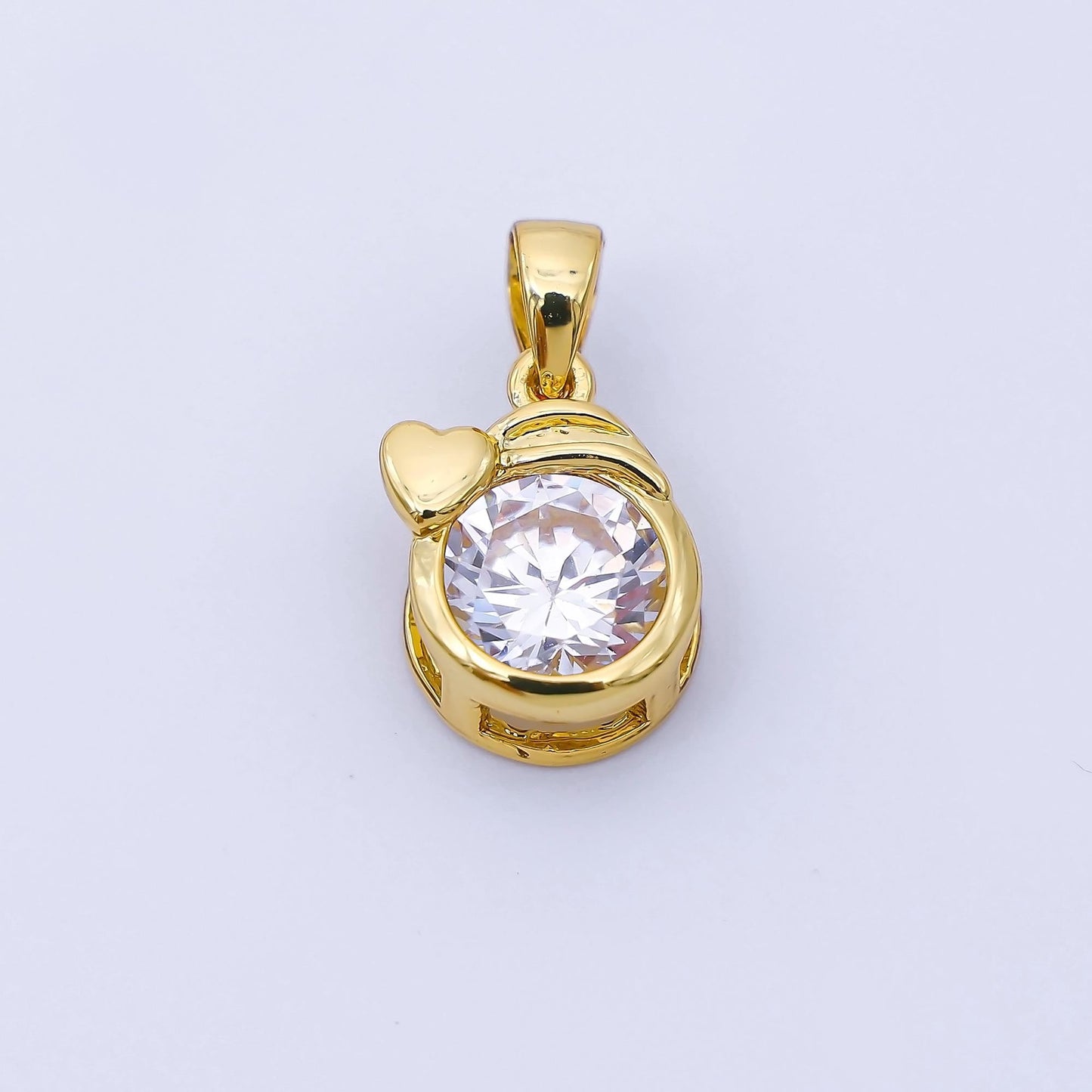 Sparkling Cubic Zirconia Zodiac 24K Gold Filled Astrology Charm Celestial Jewelry Making Supply Personalized Constellation Gift | A1352