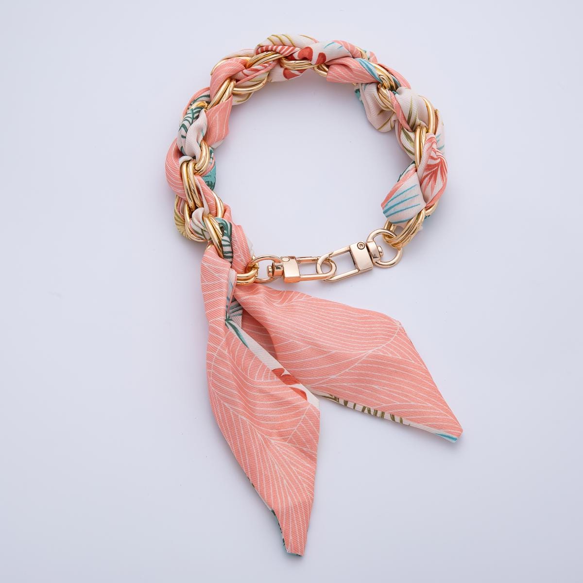 Short Bag Scarf Strap Handbag Wrap Purse Scarves Keychain Bag Charm Tote Bag Accessories