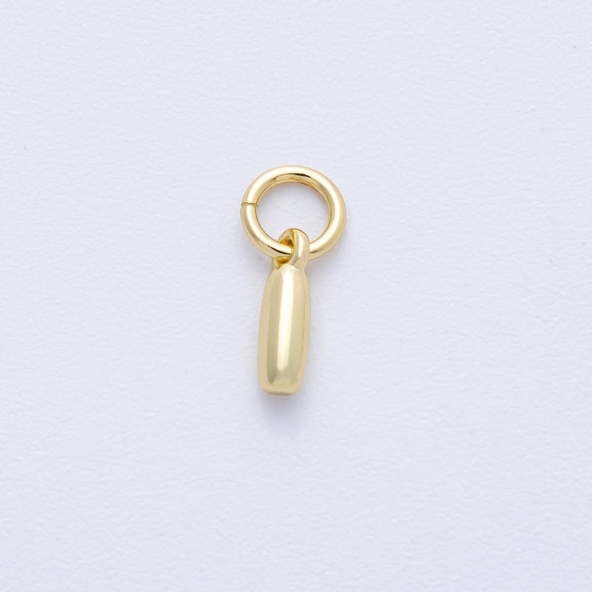 14K Gold Filled 9mm Initial Letter Chubby Balloon A-Z Alphabet Charm Bubble Pendants DIY Jewelry Making Supplies | AF-261