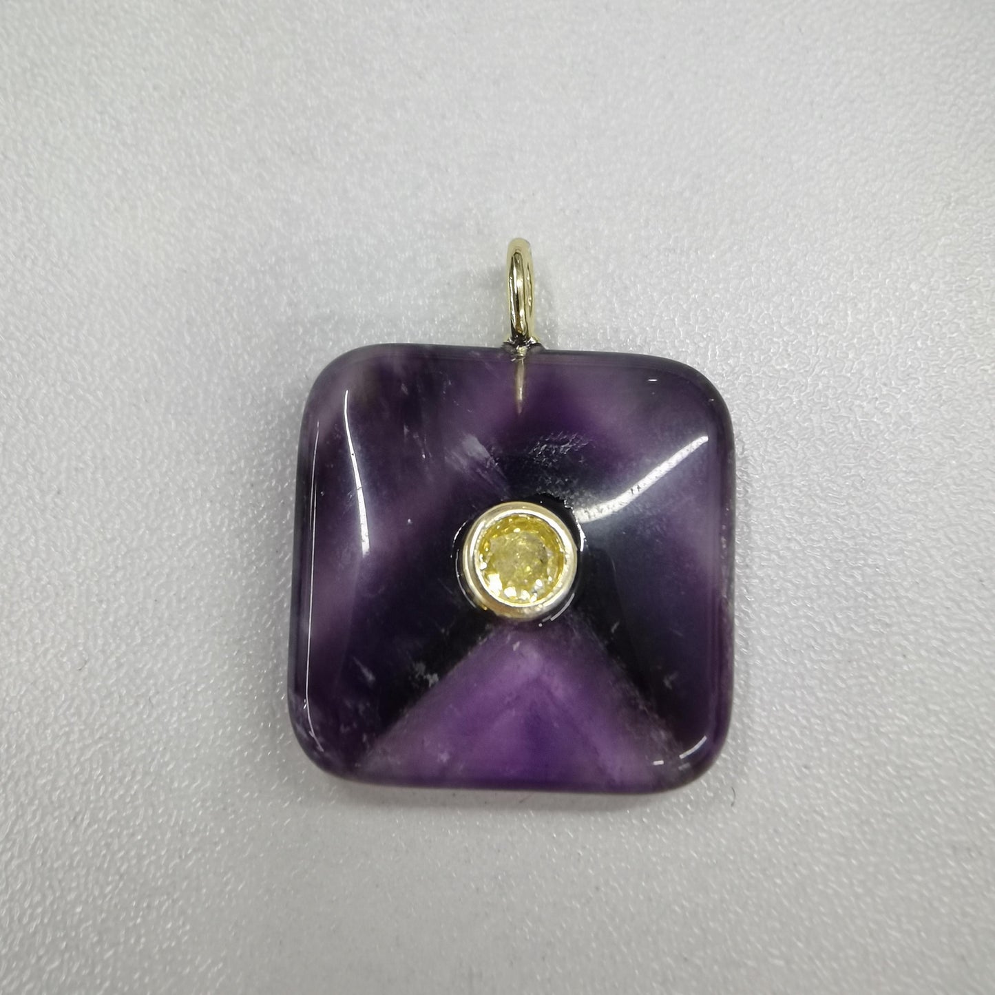 18K Gold Filled Natural Stone Pendant Oval Gemstone Charm Bracelet Necklace for DIY Jewelry Making Supply Birthstone Jewelry N-720