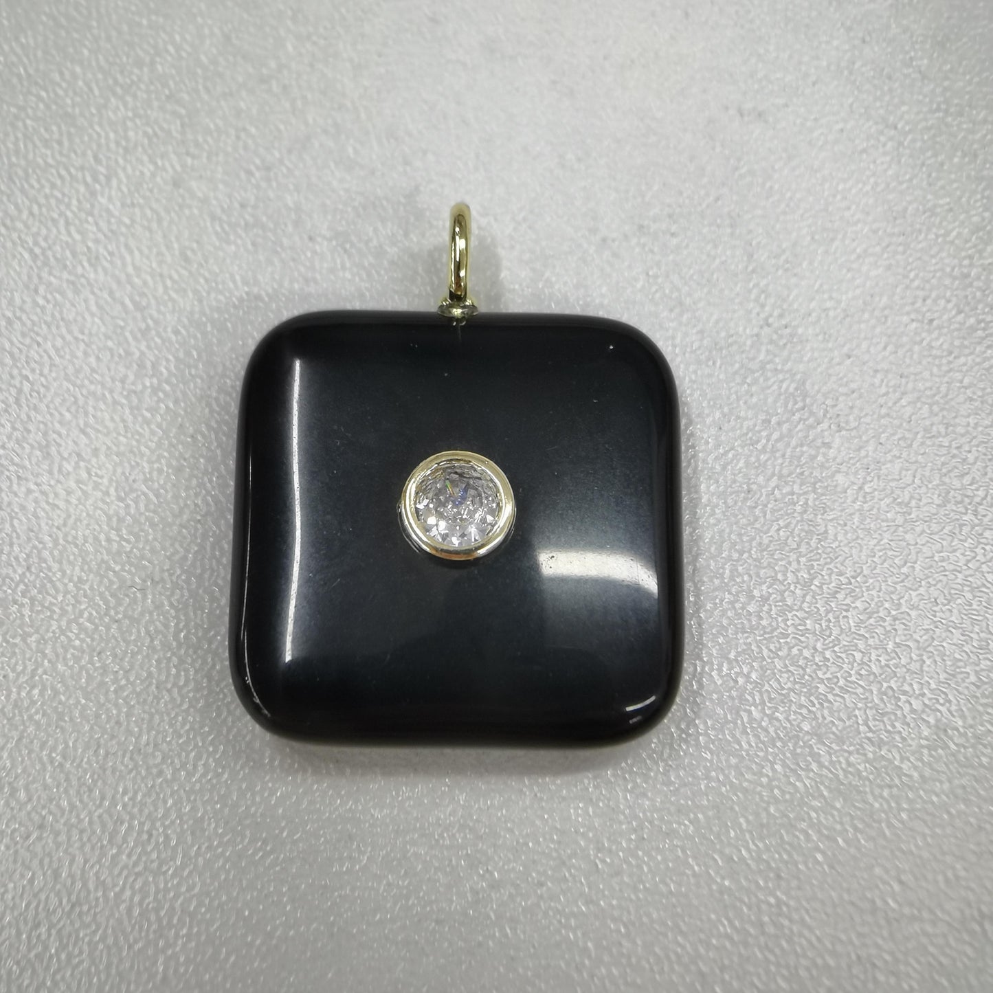 18K Gold Filled Natural Stone Pendant Oval Gemstone Charm Bracelet Necklace for DIY Jewelry Making Supply Birthstone Jewelry N-720
