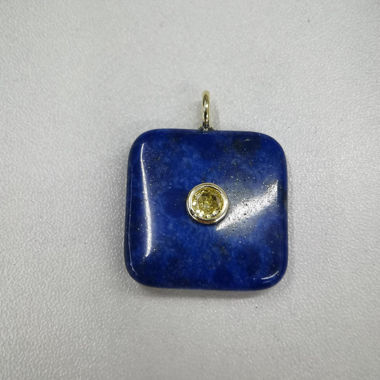 18K Gold Filled Natural Stone Pendant Oval Gemstone Charm Bracelet Necklace for DIY Jewelry Making Supply Birthstone Jewelry N-720