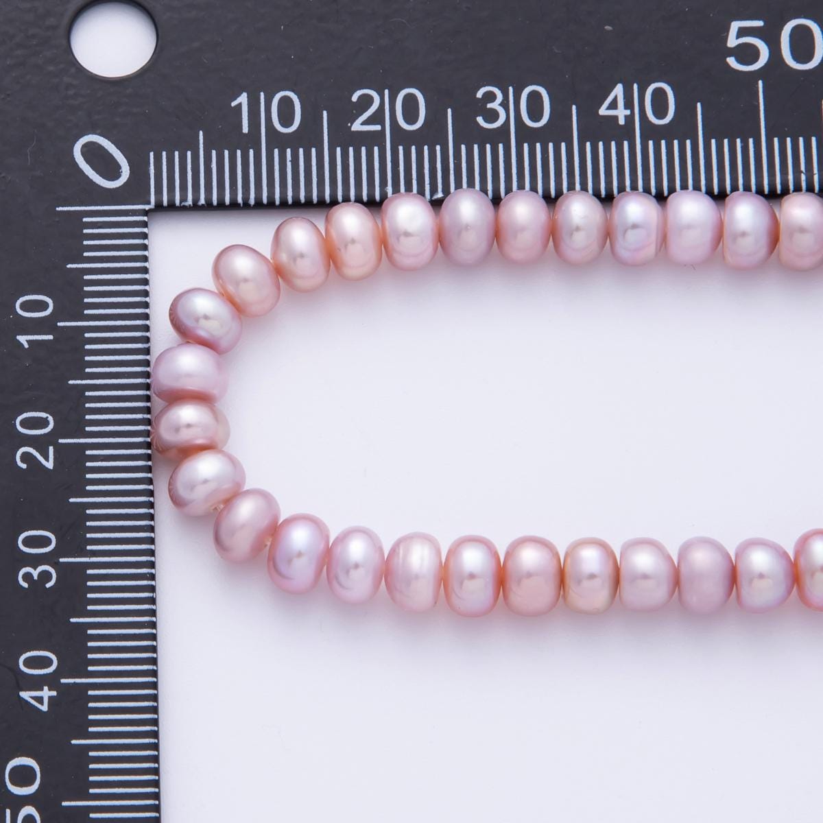 6mm Potato Shell Pearl Bead Strand Mauve Pink Purple Pearls for Jewelry Making, Necklace & Bracelet Craft Supplies Colorful Beads WA-4052