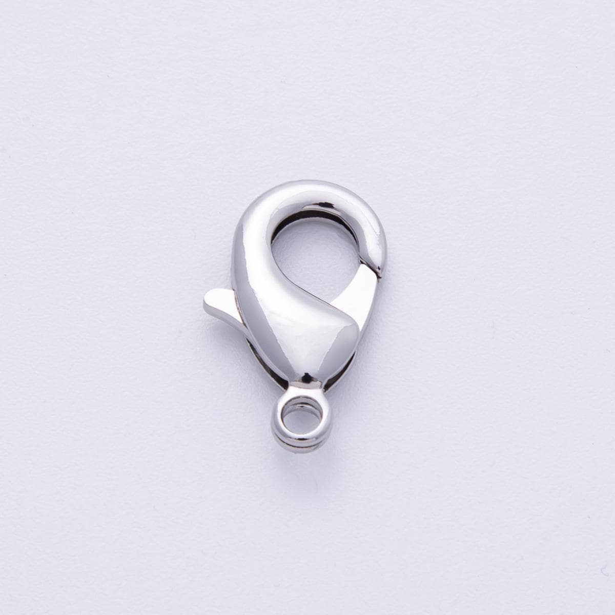 Silver 19mm Minimalist Lobster Clasps Claw Closure Findings Jewelry Making Supplies Wholesale Claw Clasps Trigger Clasp Connector | Z-A1676