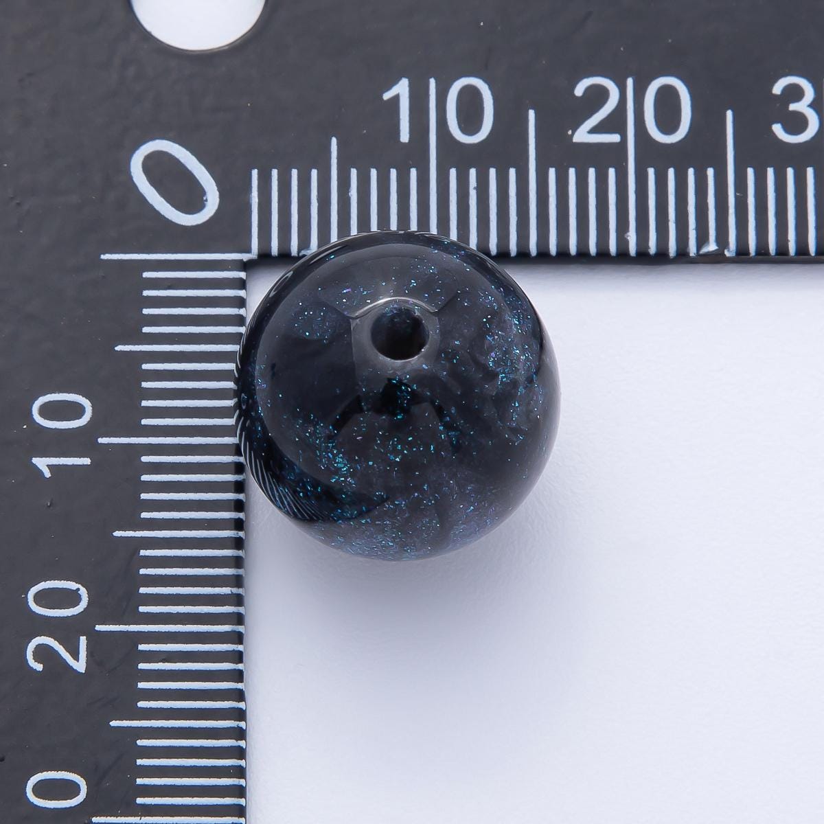 10pcs 16mm Multi Color Glitter Resin Round Beads Set DIY Jewelry Supply Finding for Custom Necklace & Bracelet | Beads-00034