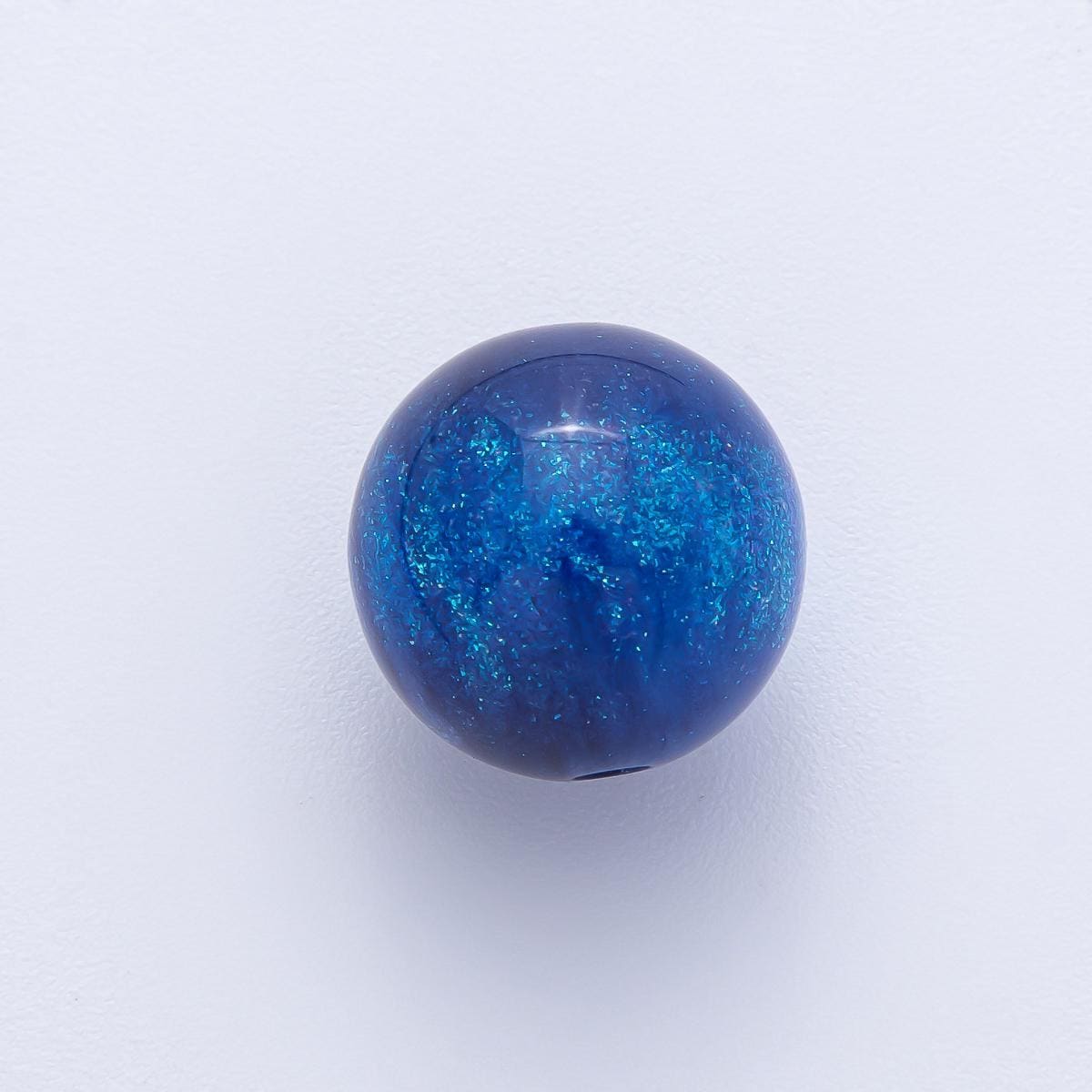 10pcs 16mm Multi Color Glitter Resin Round Beads Set DIY Jewelry Supply Finding for Custom Necklace & Bracelet | Beads-00034