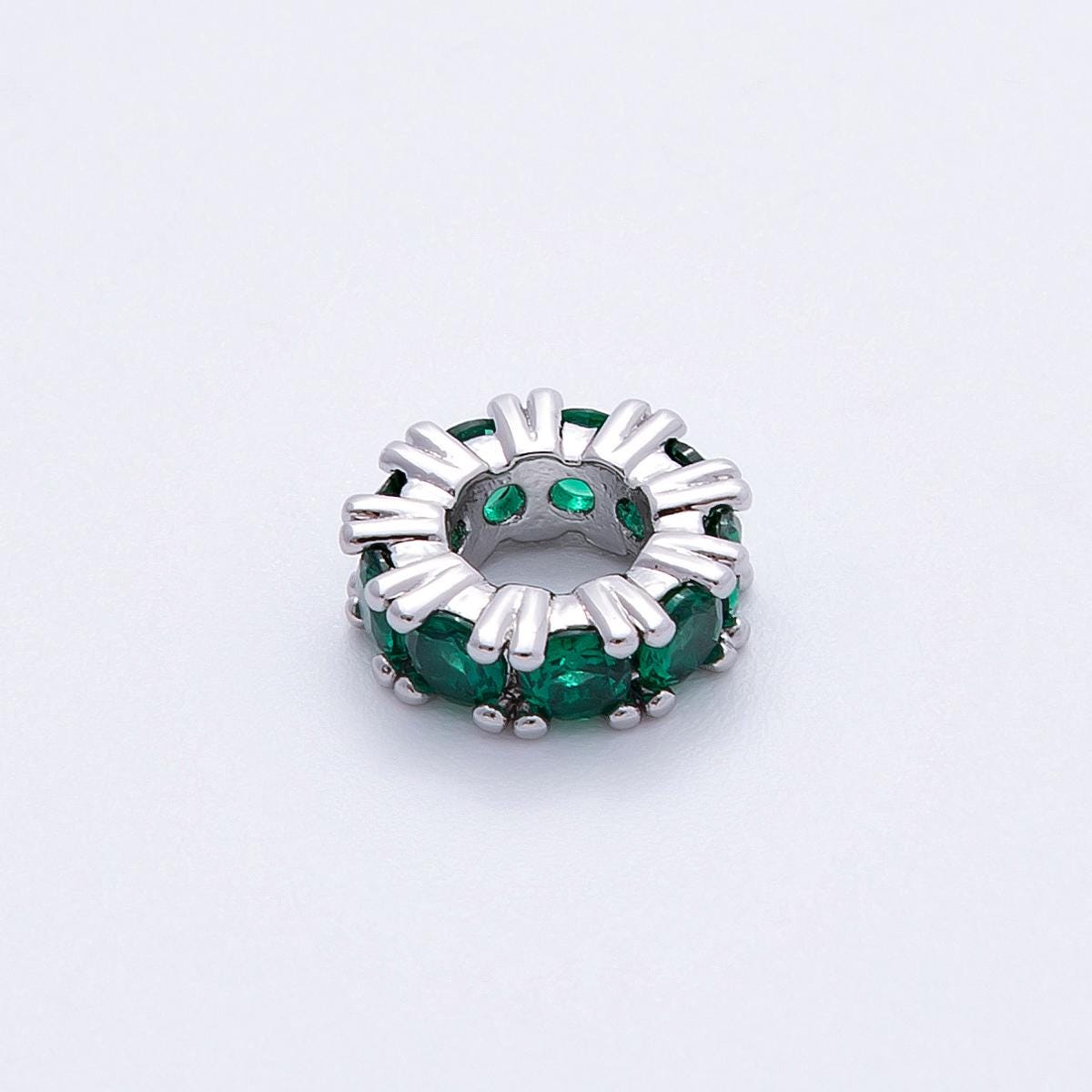 11mm Sparkling multicolor rondelle spacer beads DIY Jewelry Making Supply for custom bracelet necklace for diy jewelry | BEADS-00051