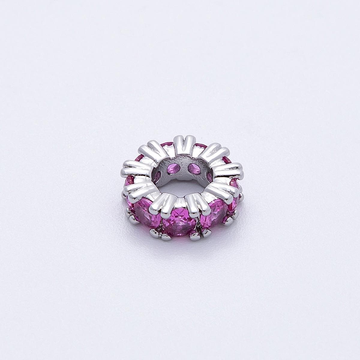 11mm Sparkling multicolor rondelle spacer beads DIY Jewelry Making Supply for custom bracelet necklace for diy jewelry | BEADS-00051