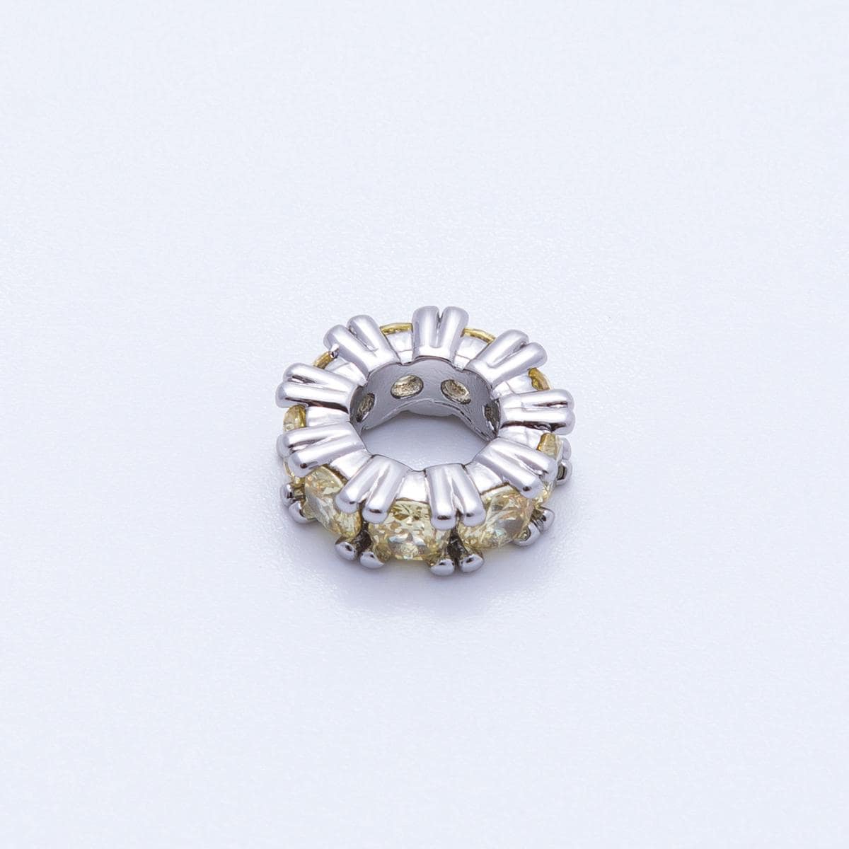 11mm Sparkling multicolor rondelle spacer beads DIY Jewelry Making Supply for custom bracelet necklace for diy jewelry | BEADS-00051