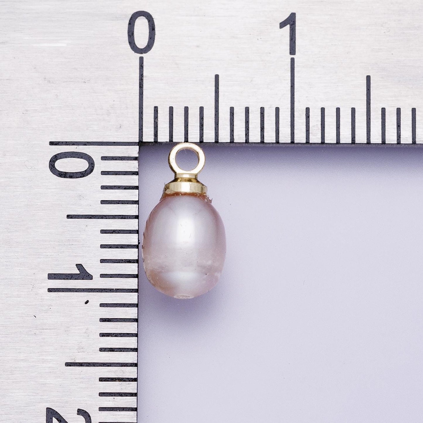 Pink Oval Pear Shaped Pearl Charm Teardrop Genuine freshwater mermaid pearls pendant DIY Jewelry Making Supply elegant necklace | P-01956
