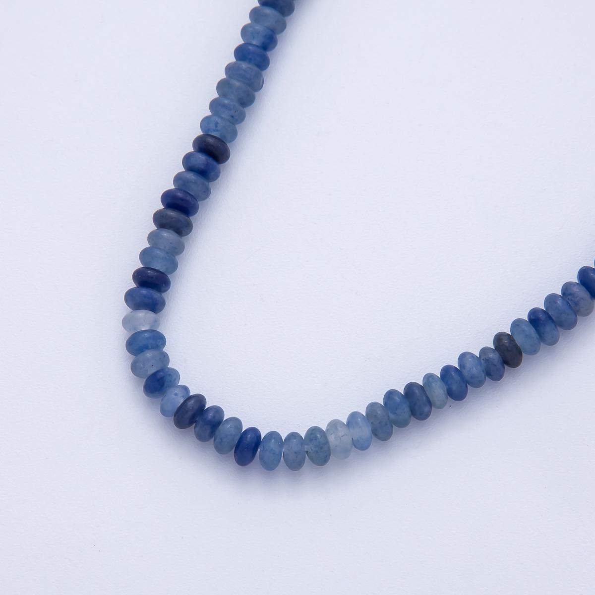 Natural Gemstone Rondelle Beads, 4mm Smooth Spacer Beads by Strand for DIY Jewelry Making Supply necklace bracelet | WA4176