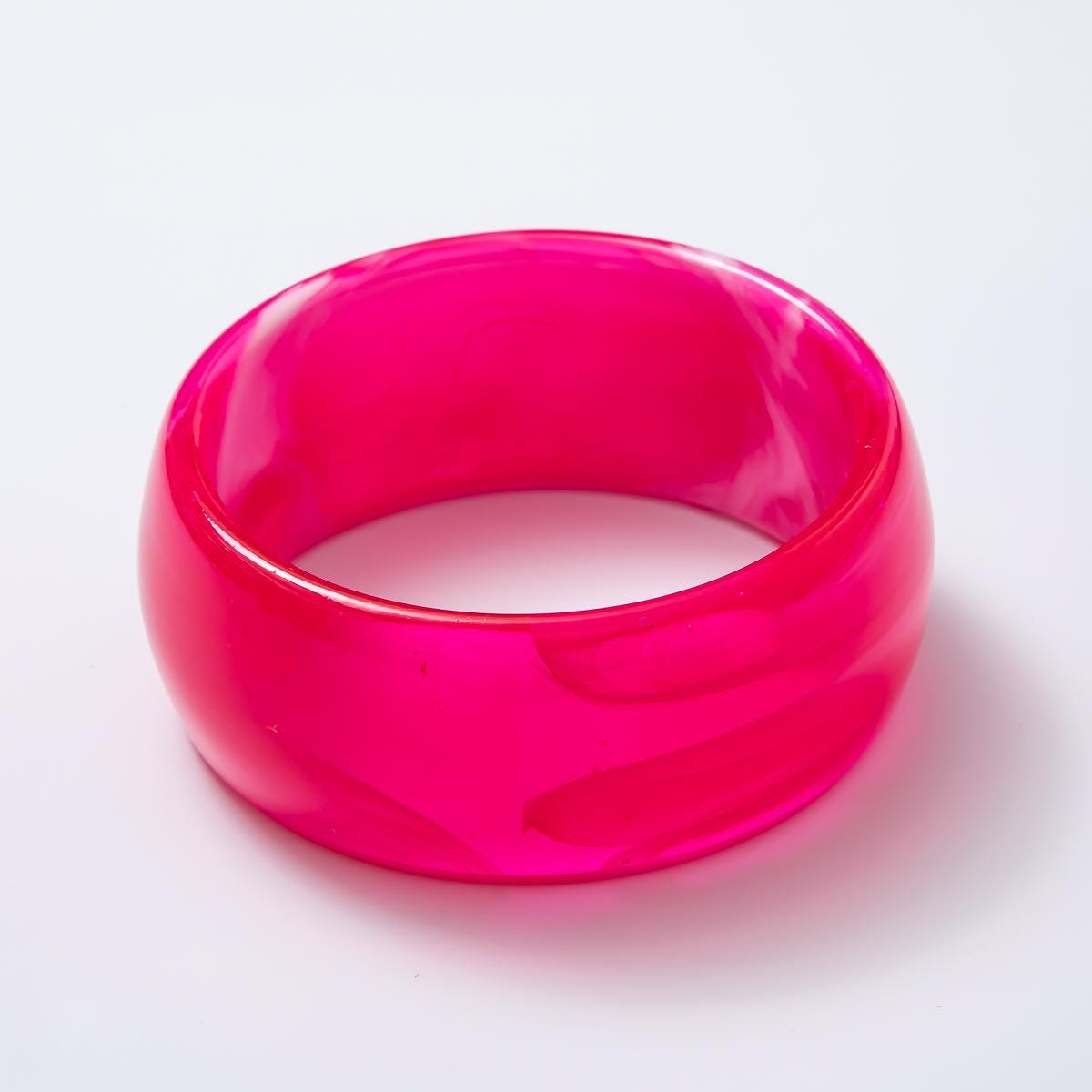 Colorful Chunky Resin Cuff Bracelet Round Bangle Acrylic Statement Jewelry, Y2K retro Earth Tones statement Jewelry gift for her | WA-03428