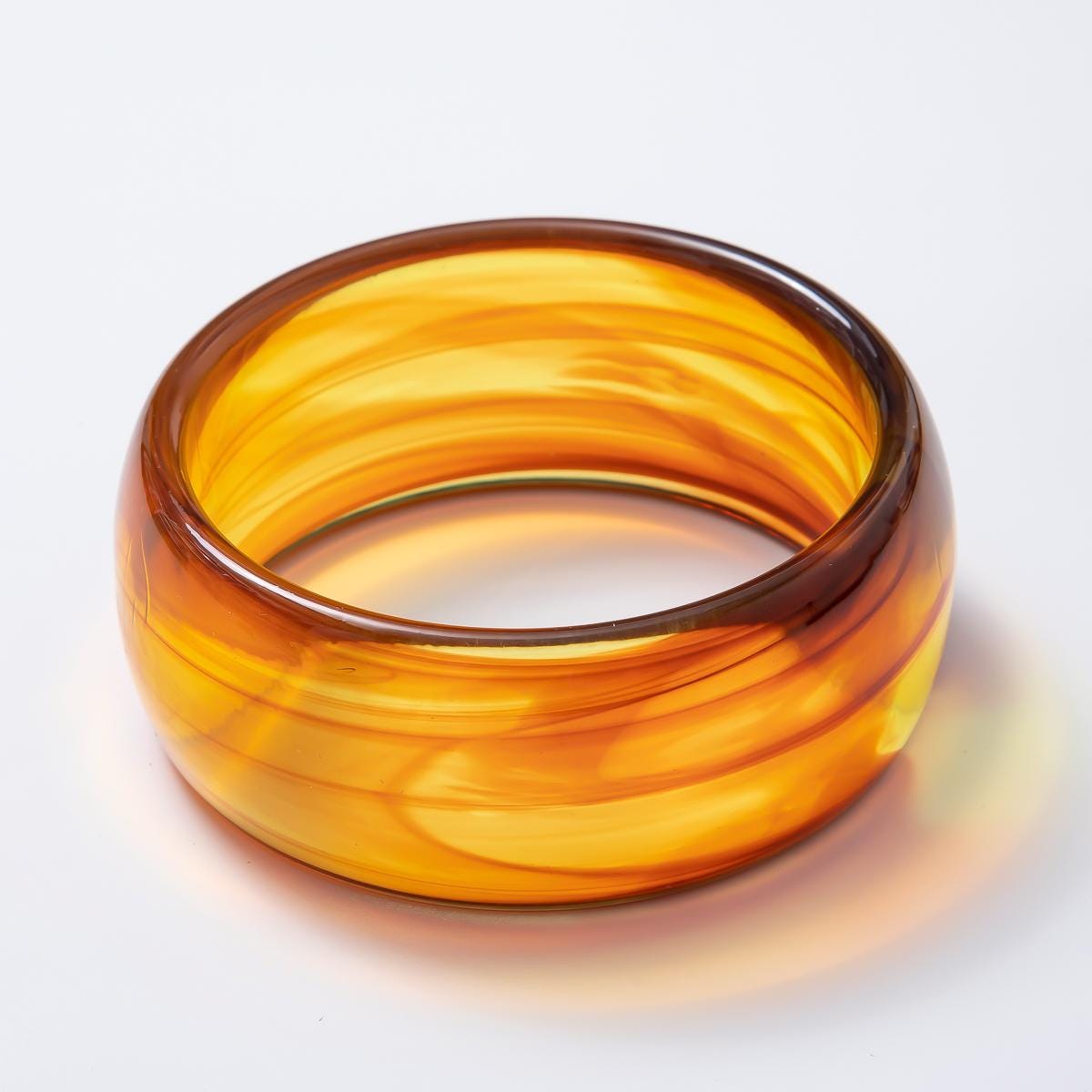 Colorful Chunky Resin Cuff Bracelet Round Bangle Acrylic Statement Jewelry, Y2K retro Earth Tones statement Jewelry gift for her | WA-03428