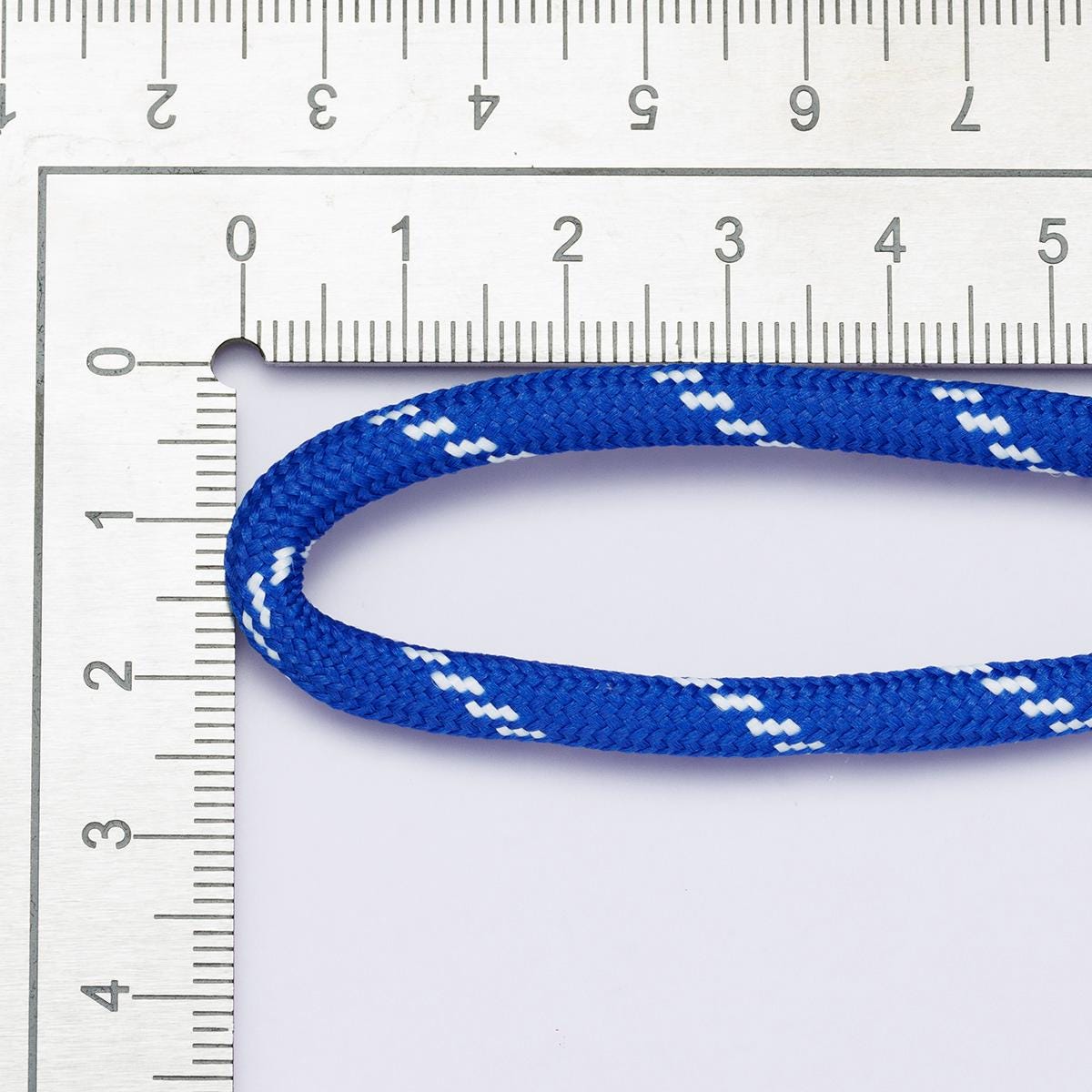 Jewelry Making Dark Blue Cord Polyester & Spandex Cord Ropes 5mm Blue Braided Rope by Yards custom making necklace bracelet | ROLL-01856