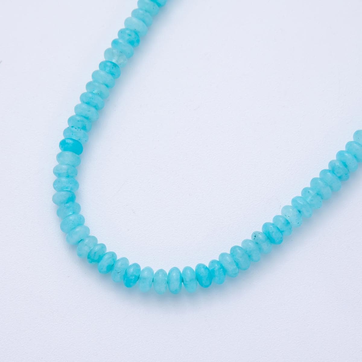 Natural Gemstone Rondelle Beads, 4mm Smooth Spacer Beads by Strand for DIY Jewelry Making Supply necklace bracelet | WA4176