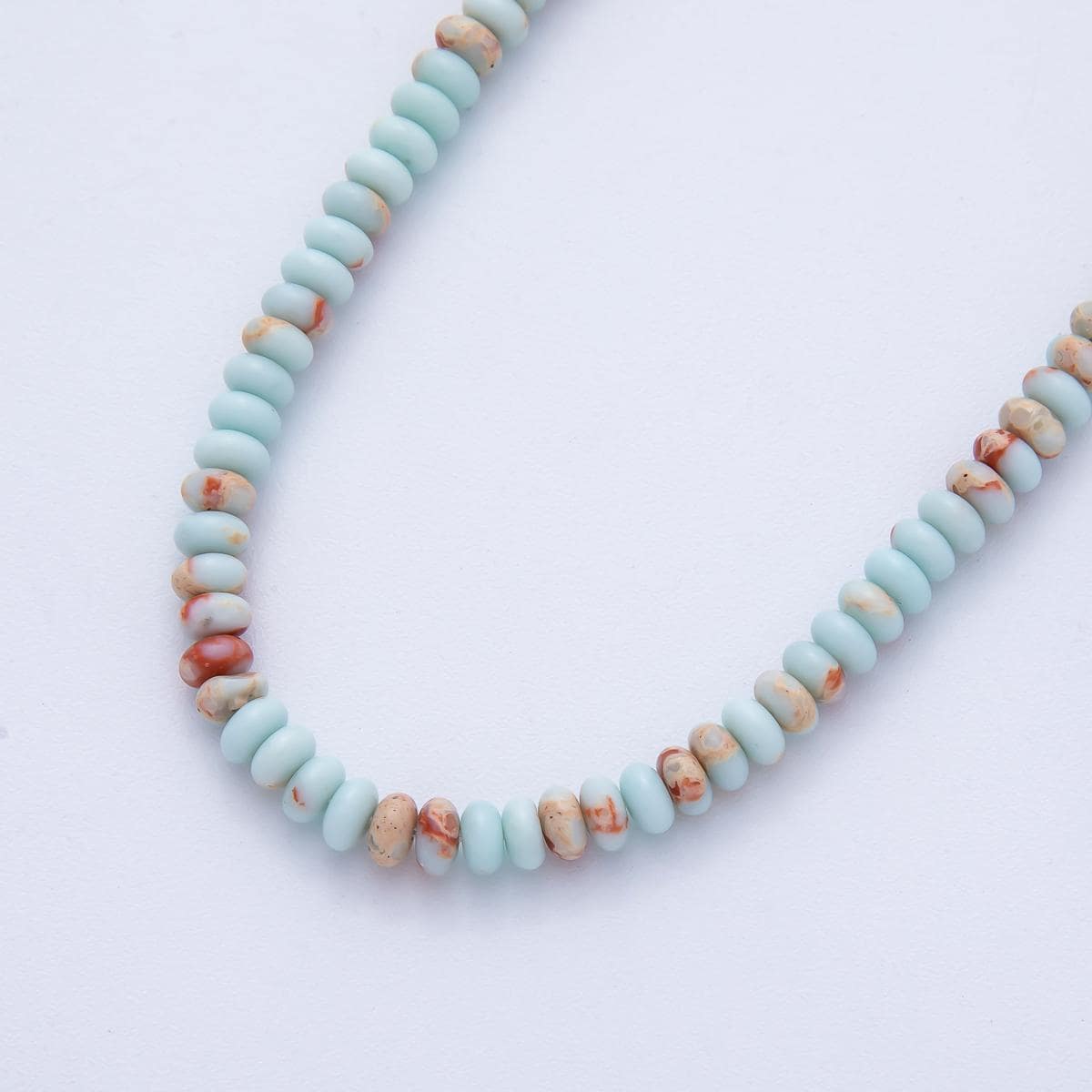 Natural Gemstone Rondelle Beads, 4mm Smooth Spacer Beads by Strand for DIY Jewelry Making Supply necklace bracelet | WA4176
