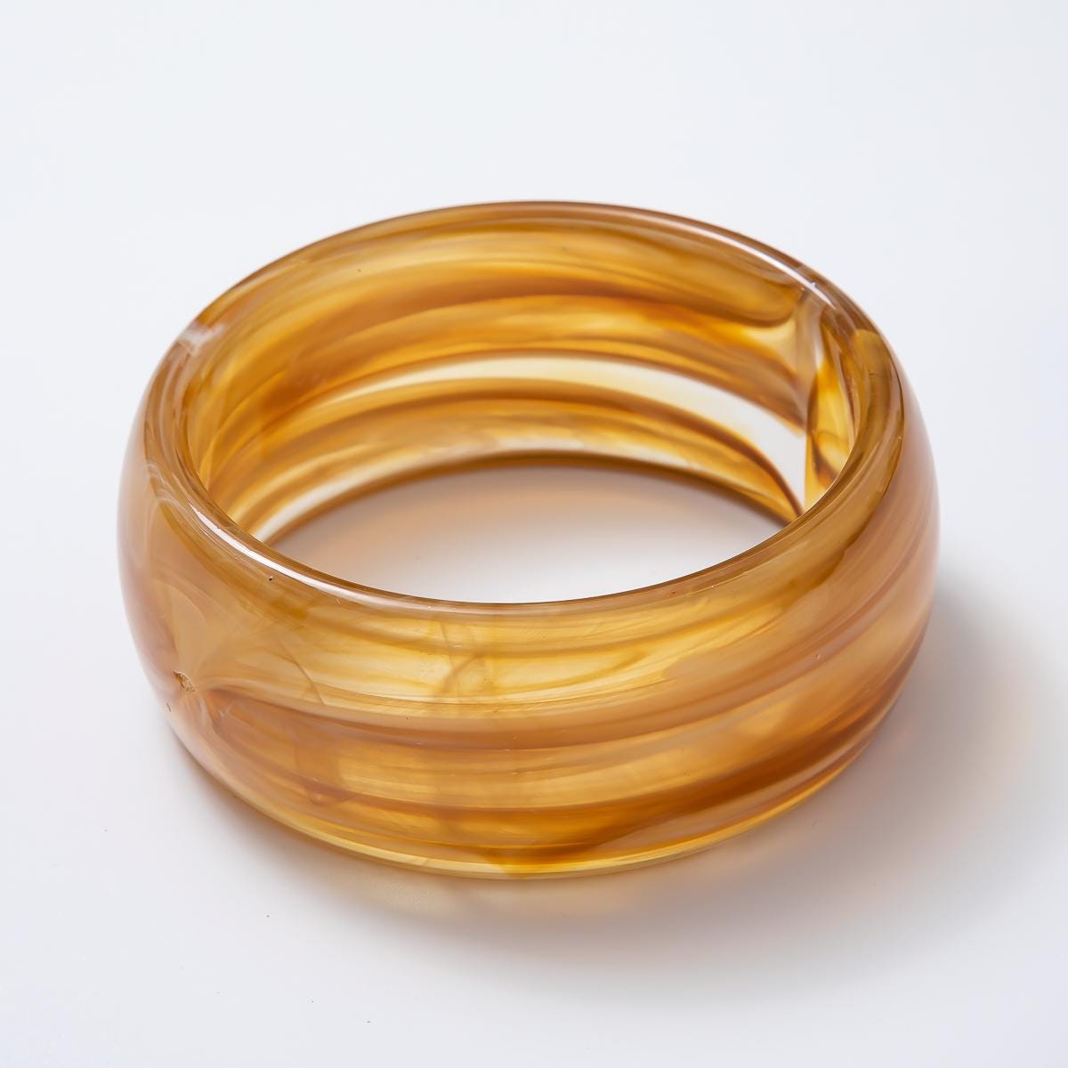 Colorful Chunky Resin Cuff Bracelet Round Bangle Acrylic Statement Jewelry, Y2K retro Earth Tones statement Jewelry gift for her | WA-03428
