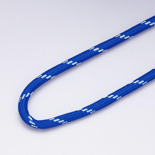 Jewelry Making Dark Blue Cord Polyester & Spandex Cord Ropes 5mm Blue Braided Rope by Yards custom making necklace bracelet | ROLL-01856