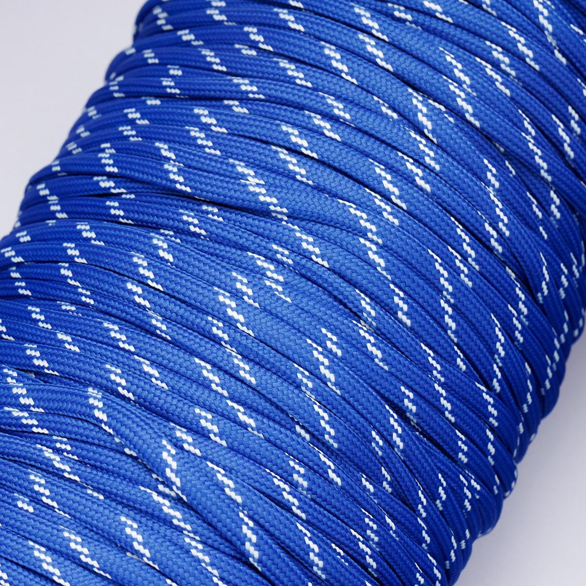 Jewelry Making Dark Blue Cord Polyester & Spandex Cord Ropes 5mm Blue Braided Rope by Yards custom making necklace bracelet | ROLL-01856
