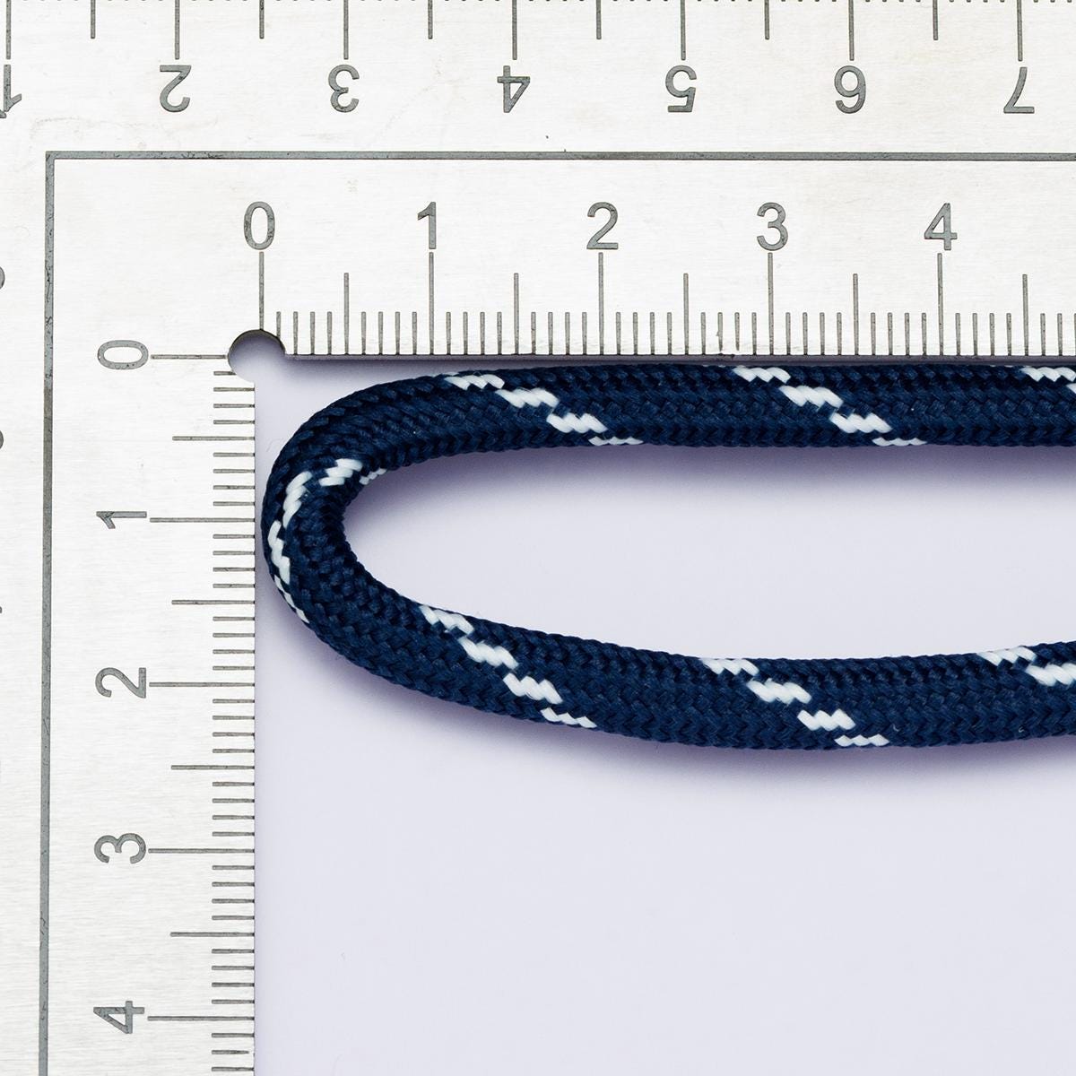 Jewelry Making Navy Blue Cord Polyester & Spandex Cord Ropes 5mm Blue Braided Rope by Yards custom making necklace bracelet | ROLL-01857