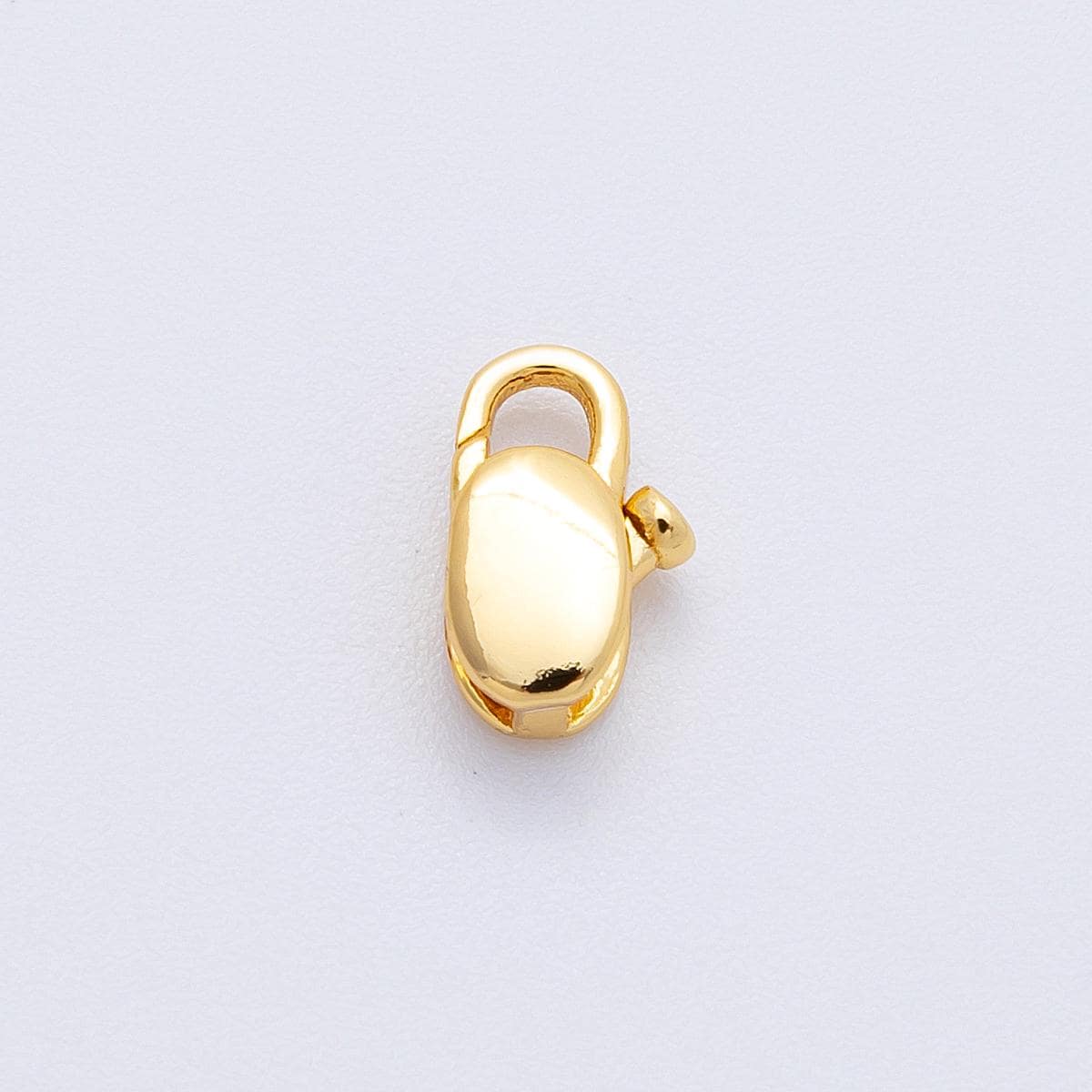 18K Gold Filled 11mm Minimalist Lobster Clasp Closure DIY dainty jewelry hook for necklace and bracelet making | Findings-00054