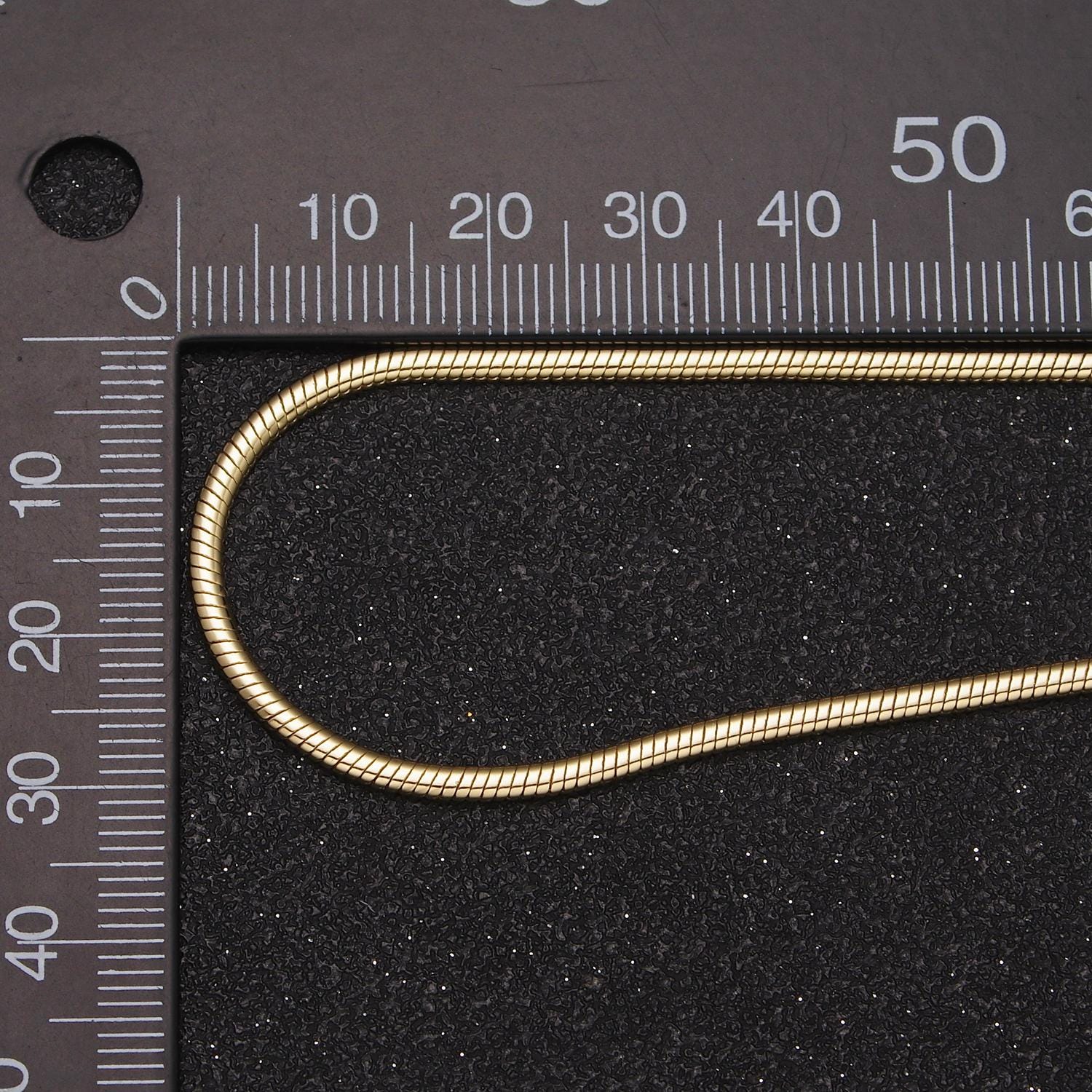 14K Gold Filled 2.2mm Cocoon Snake 18 Inch, 20 Inch Chain Necklace | WA-1880 WA-1881