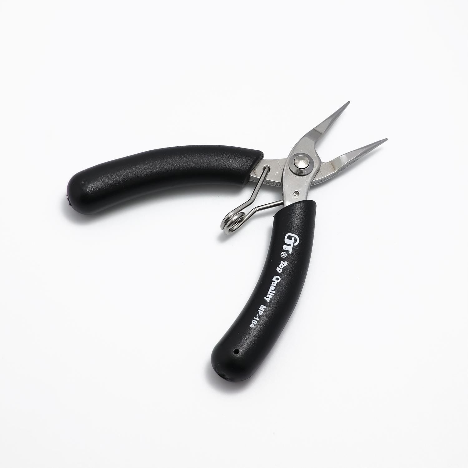 Chain Nose Pliers Jewelry Making Tools Black Ergonomic Grip Handles SP-032