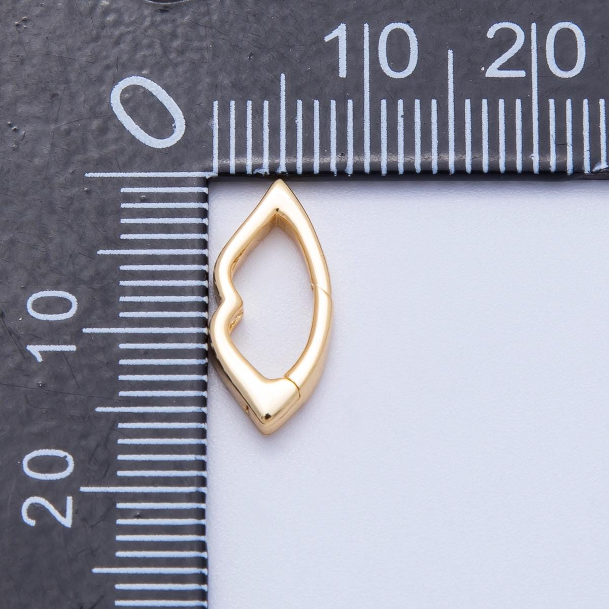 18k Gold Filled Push Door Snap Clasp Elegant Interchangeable Jewelry Connector for Necklaces & DIY Designs | FINDINGS-00119