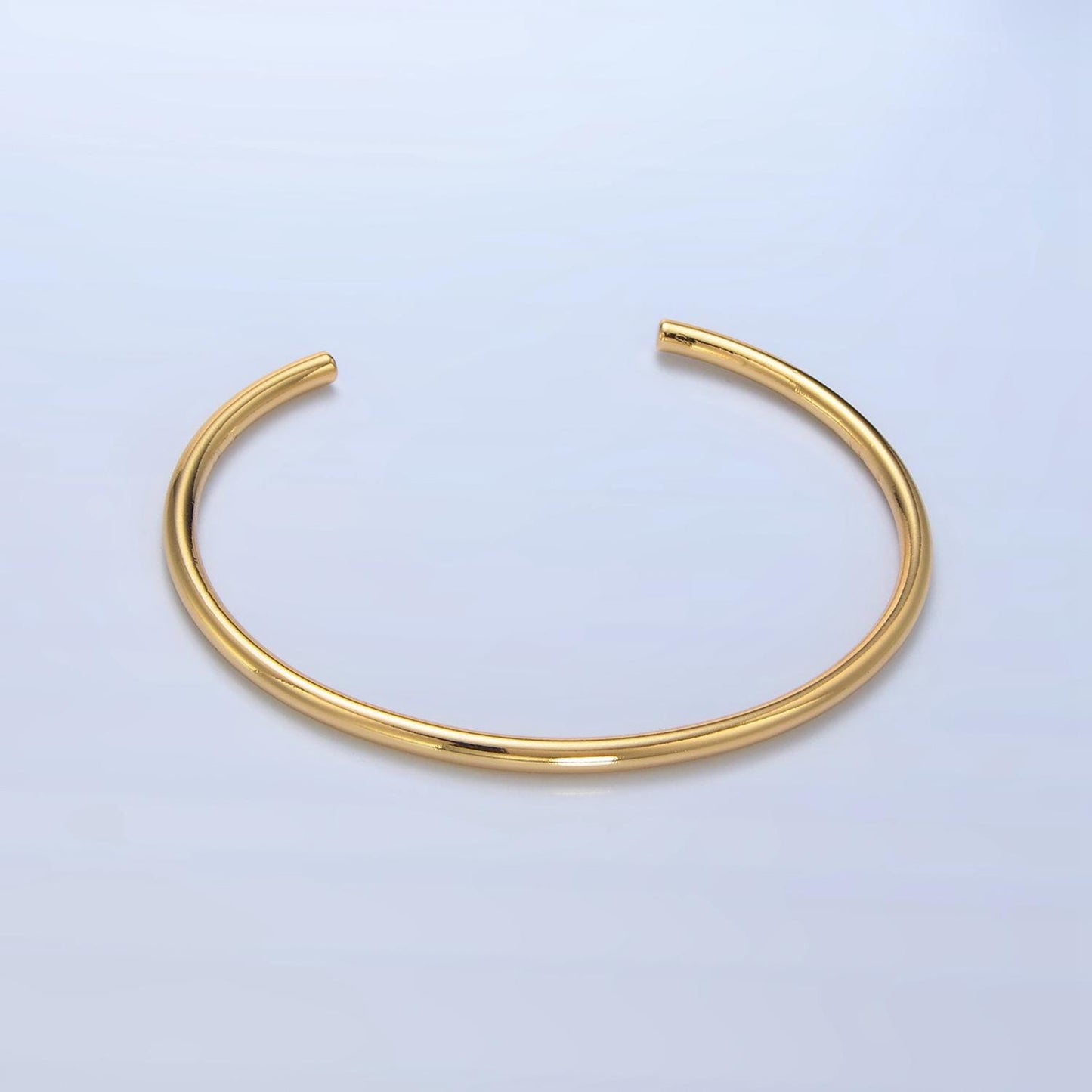 24k Gold Filled Bracelet Cuff Classic Minimalist Bracelet WA-2632