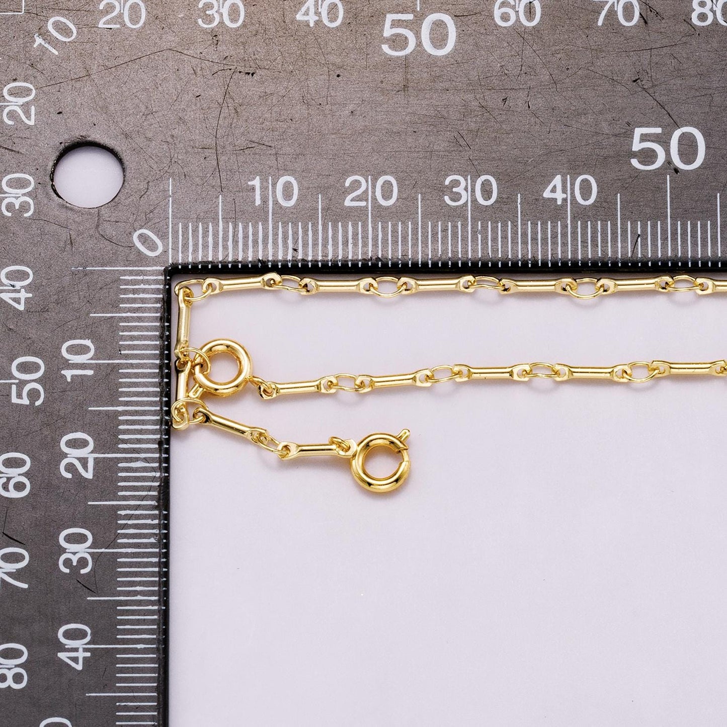 18K Gold Filled Lariat Necklace, Y Necklace, Fine CZ Necklace, Minimalist Jewelry Long Gold Necklace 17.5 inch WA-4350