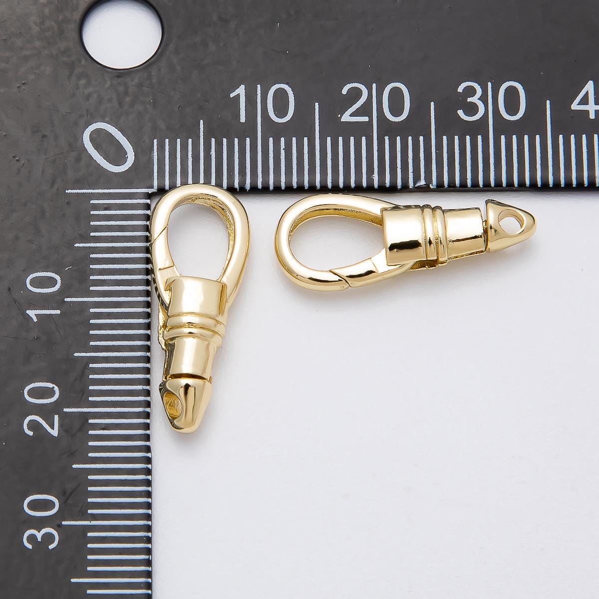 16k gold filled lobster swivel clasps, 22.4mm x 8.8mm clasps in gold silver color Findings-00144