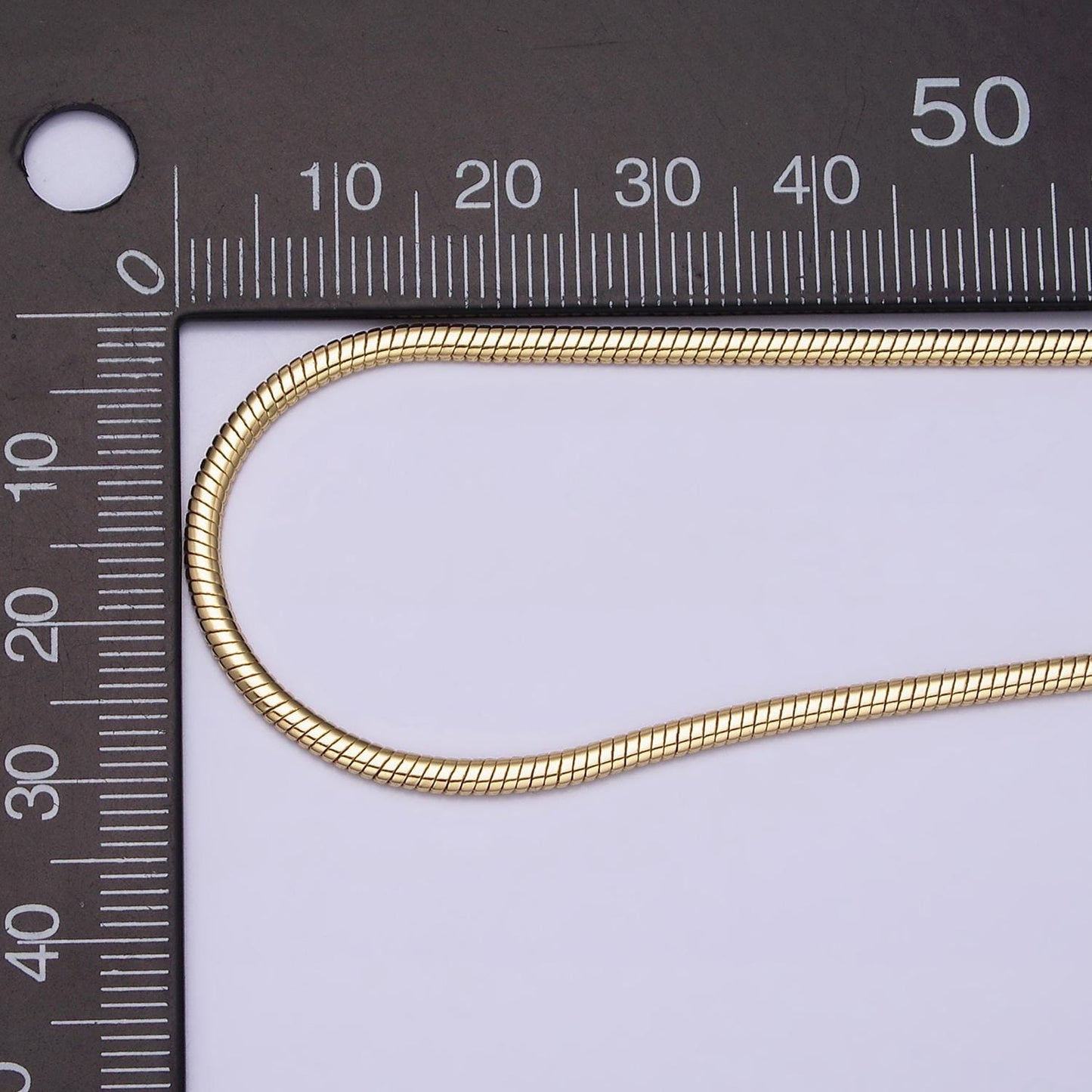 14K Gold Filled 2.2mm Cocoon Snake 18 Inch, 20 Inch Chain Necklace | WA-1880 WA-1881