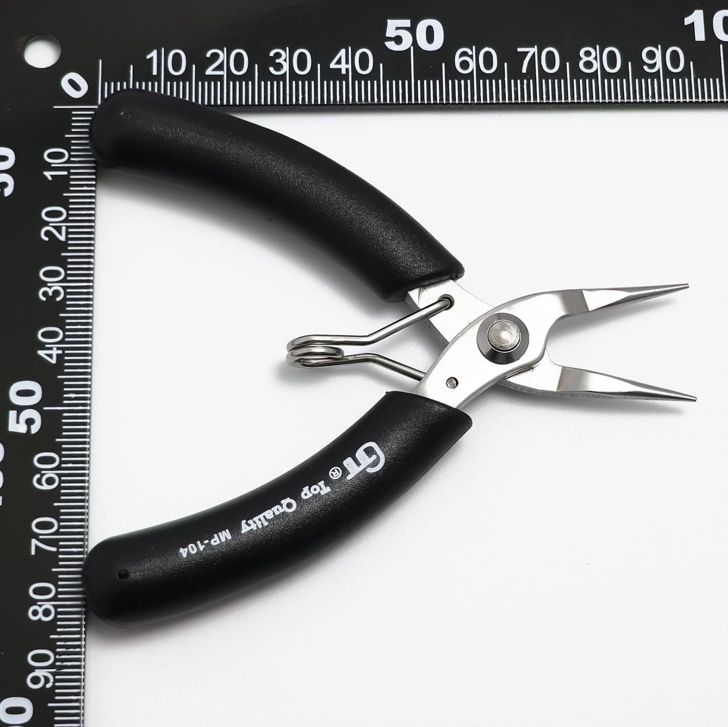 Chain Nose Pliers Jewelry Making Tools Black Ergonomic Grip Handles SP-032