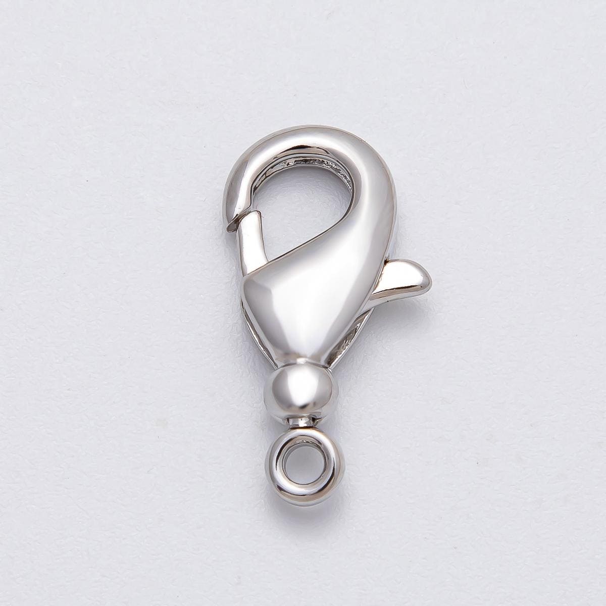 16K Gold Filled 21mm Minimalist Lobster Claw Clasps Findings in Gold & Silver High Polished DIY Jewelry Making Supplies | Findings-00142