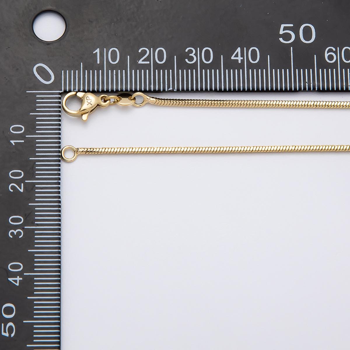 14k Gold Filled thin mini round snake herringbone chain necklaces 1.2mm chain gold jewelry minimalist layered styles necklace WA-4284