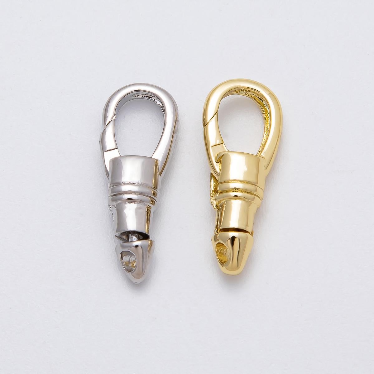 16k gold filled lobster swivel clasps, 22.4mm x 8.8mm clasps in gold silver color Findings-00144