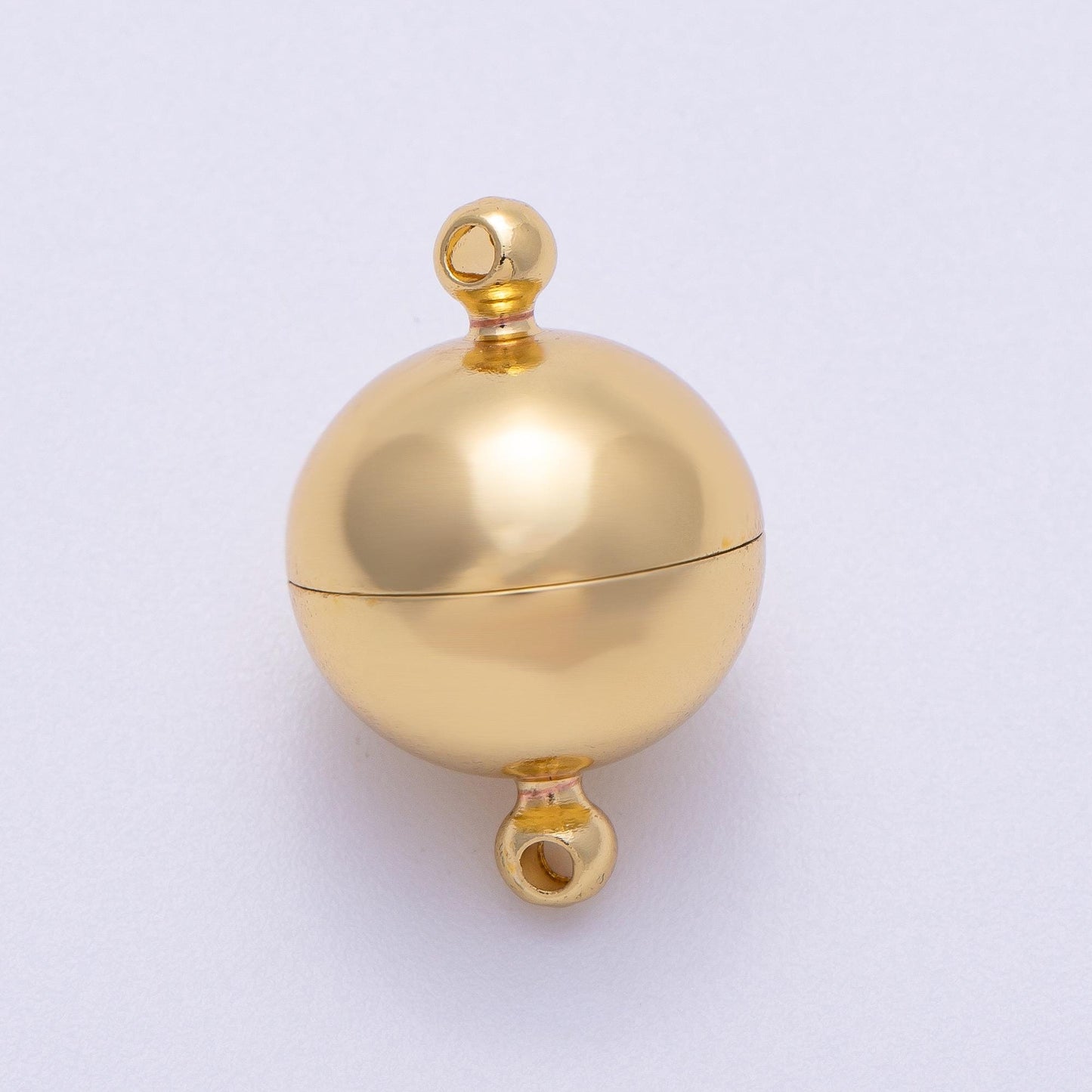 Big 24K Gold Filled magnetic jewelry clasp gold Ball clasp dainty Round style clasp for jewelry making findings FINDINGS-153