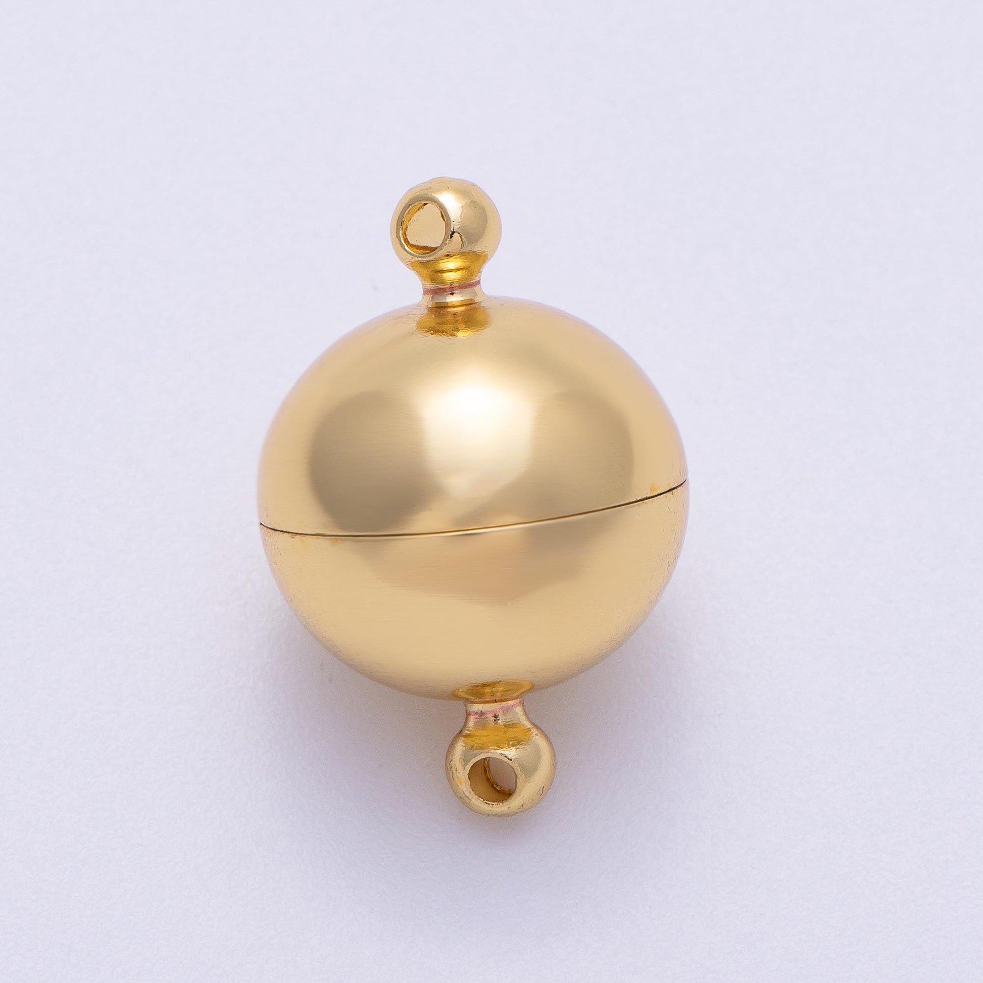 Big 24K Gold Filled magnetic jewelry clasp gold Ball clasp dainty Round style clasp for jewelry making findings FINDINGS-153