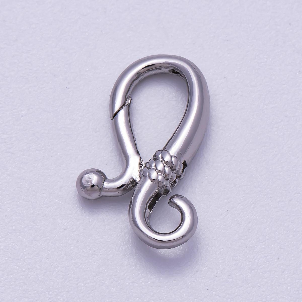 14k gold filled 16.55mm curved tied s-hook clasps closure jewelry supply FINDINGS-161