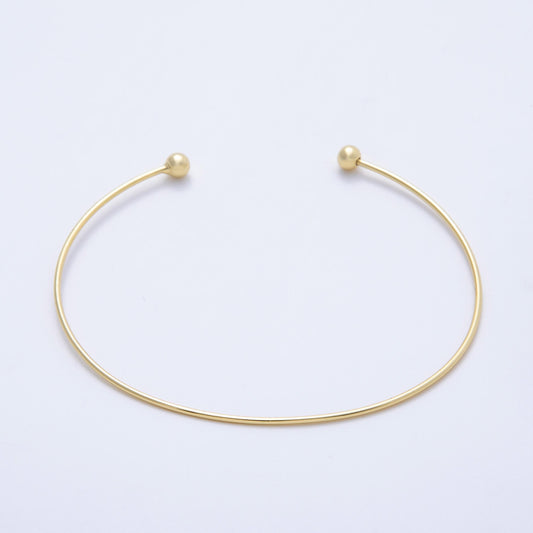 New Gold Cuff Bangle for minimalist jewelry cuff Bracelet WA-4452