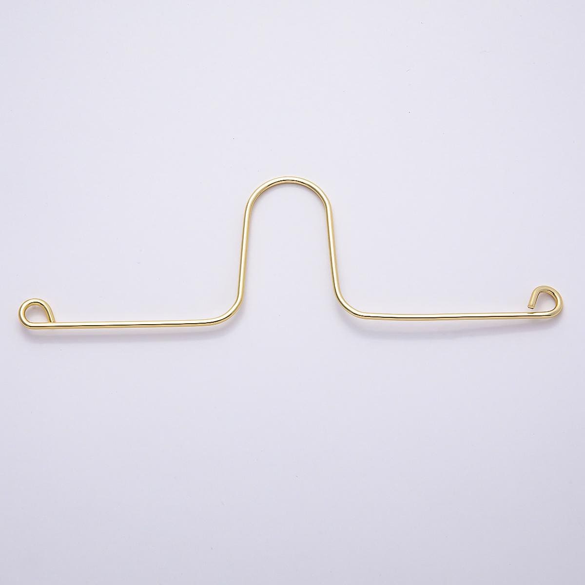 16k Gold Filled 170mm Wire Rearview Mirror Car Charm Hanger Findings Vehicle Hanging Decor Making Craft Supply | WA-4478