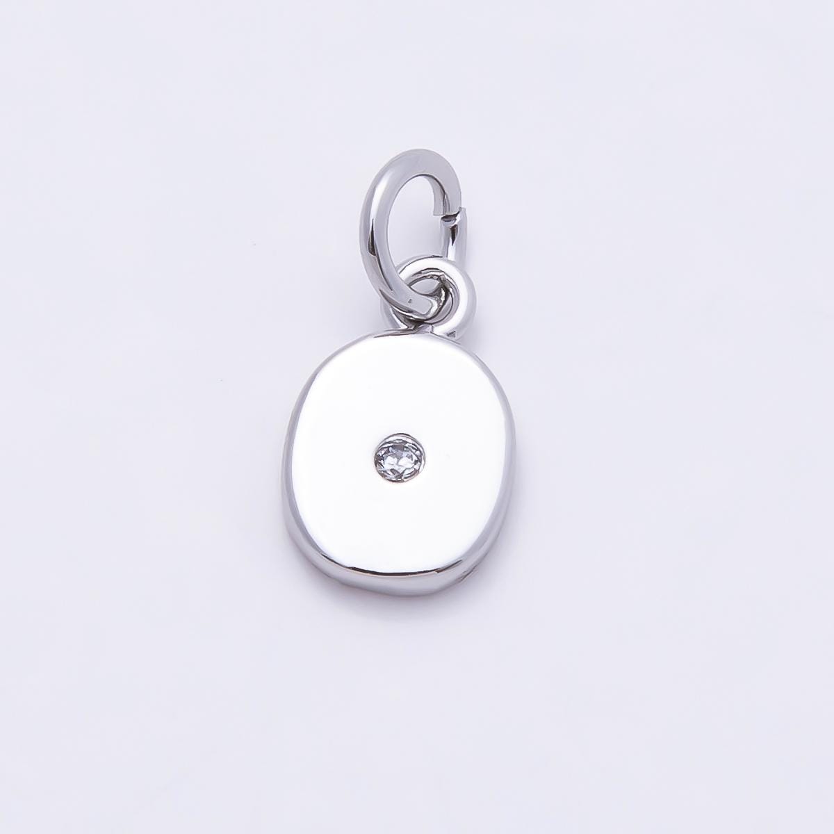 Silver Number Pendant Number Charm for DIY Jewelry Finding Necklace Bracelet Charms-899