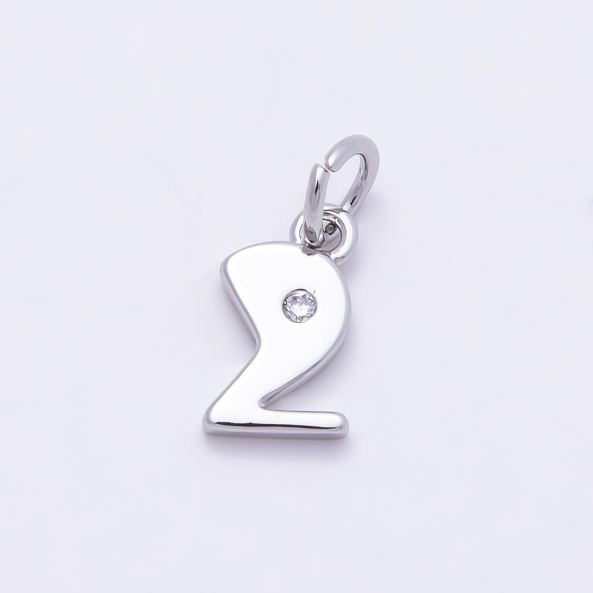 Silver Number Pendant Number Charm for DIY Jewelry Finding Necklace Bracelet Charms-899