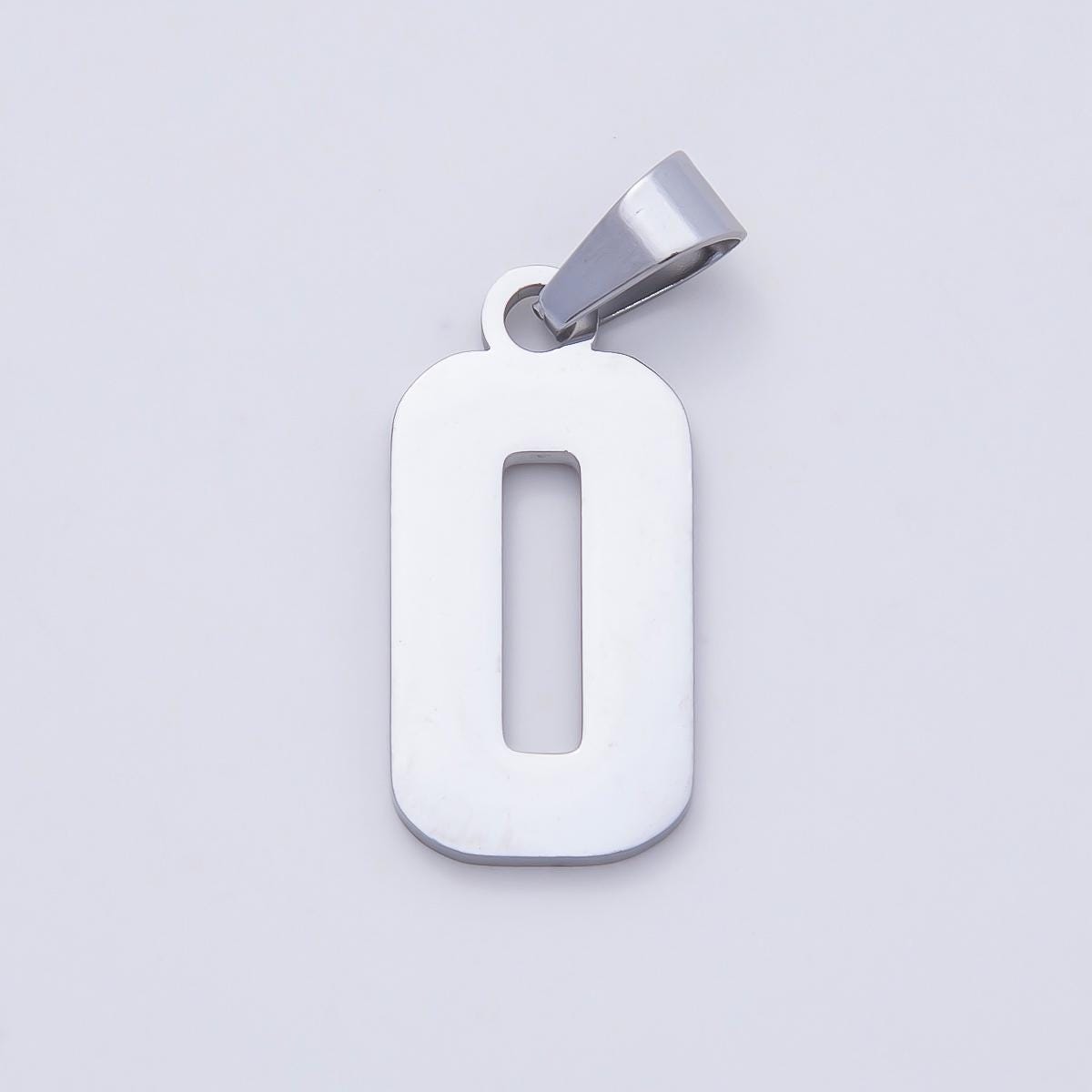 Stainless Steel 23mm Sport Jersey Varsity Number Pendant DIY Supply for Custom Necklace and Bracelet Lucky Charm | Charms-00991